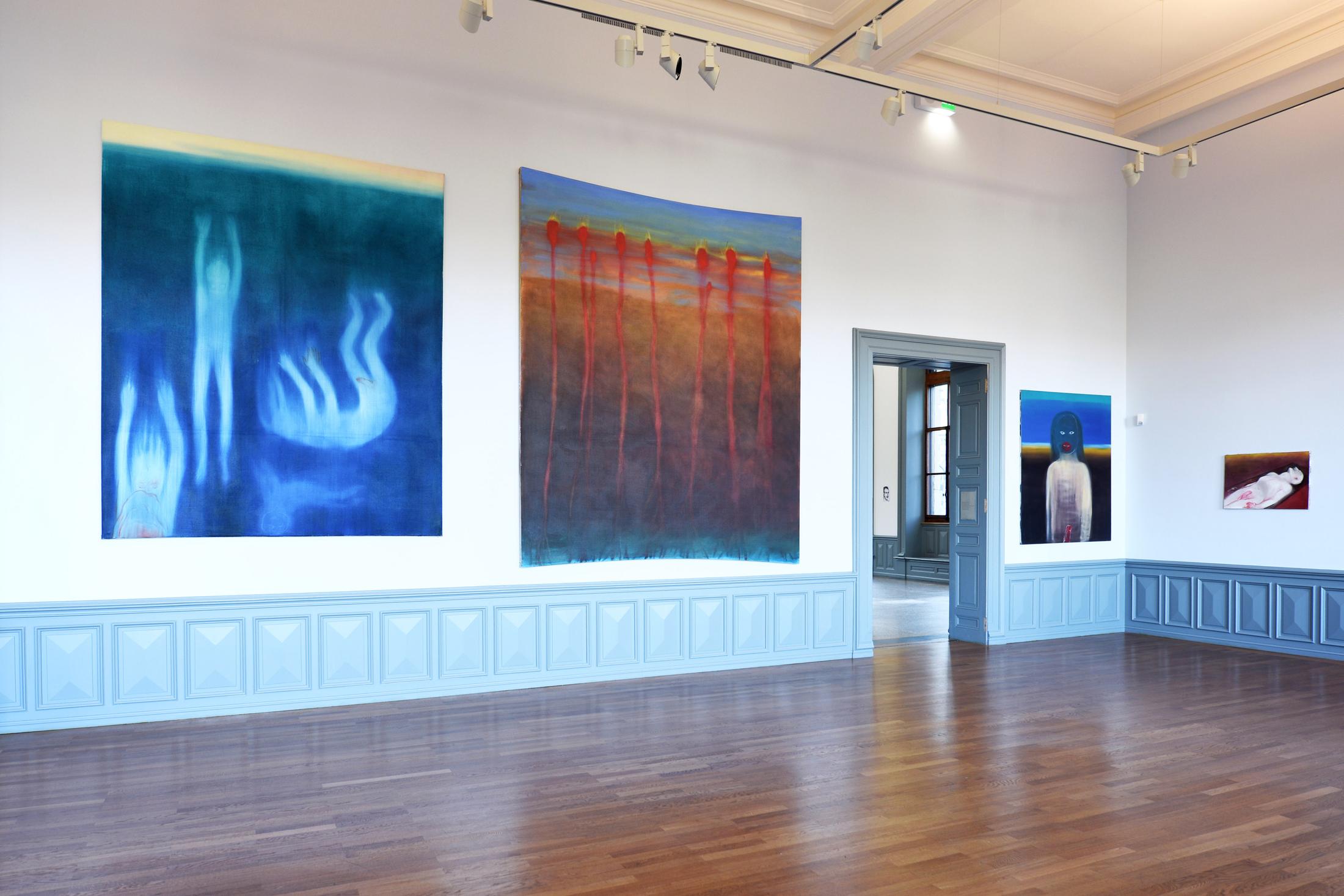 Exhibition View Miriam Cahn Soloshow «Exhibition View Miriam Cahn Soloshow «I AS HUMAN» at Kunstmuseum Bern, Bern / Courtesy: the artist / © Kunstmuseum Bern