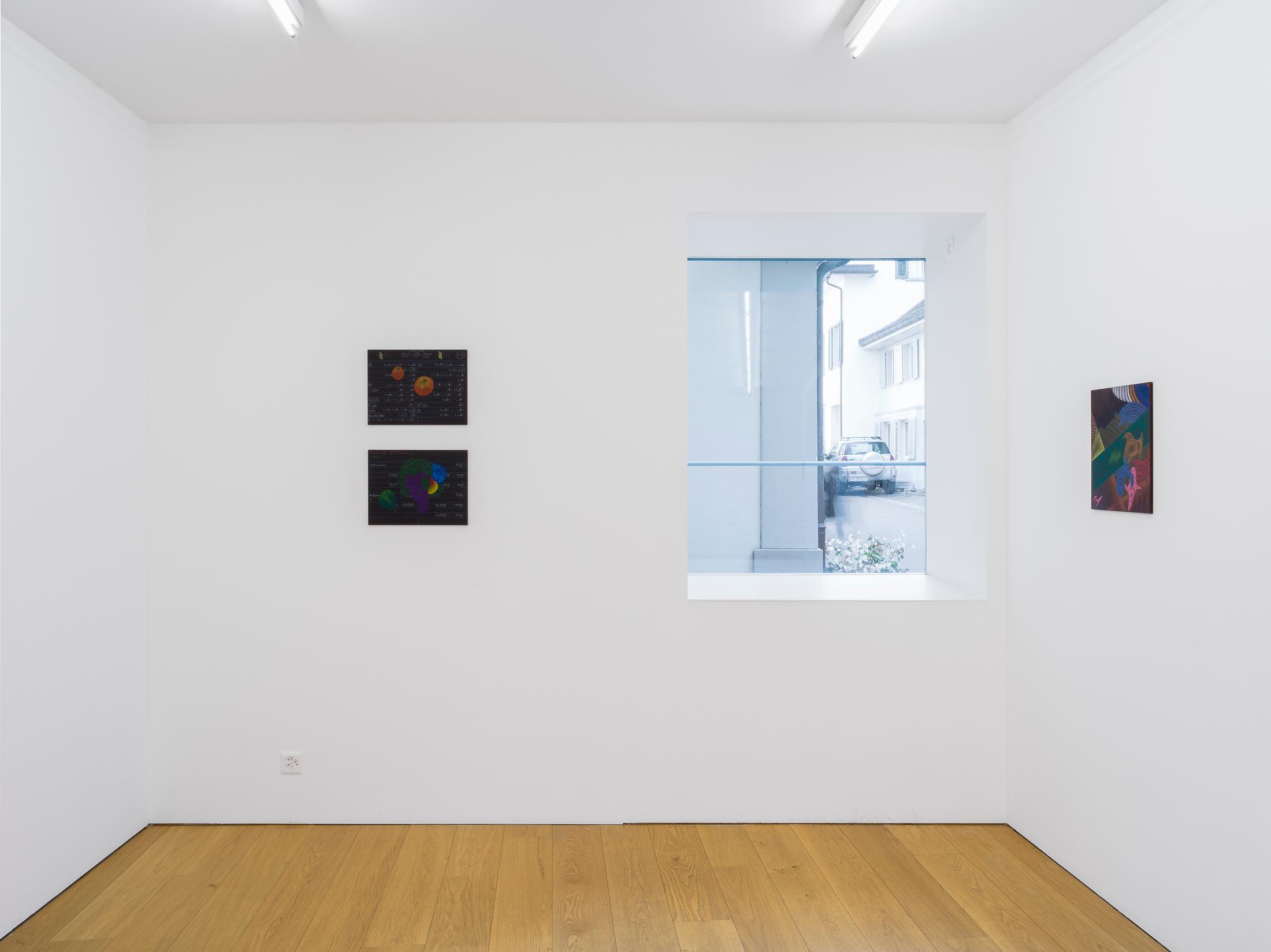 Exhibition View Miriam Visaczki Solo Show «Ot Otijot» at Kirchgasse Gallery, Steckborn, 2022 / Photo: CE / Courtesy: the artist and Kirchgasse Gallery