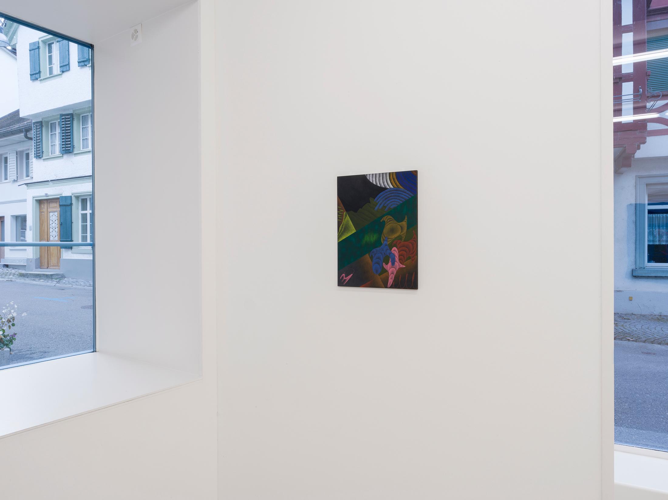 Exhibition View Miriam Visaczki Solo Show «Ot Otijot» at Kirchgasse Gallery, Steckborn, 2022 / Photo: CE / Courtesy: the artist and Kirchgasse Gallery