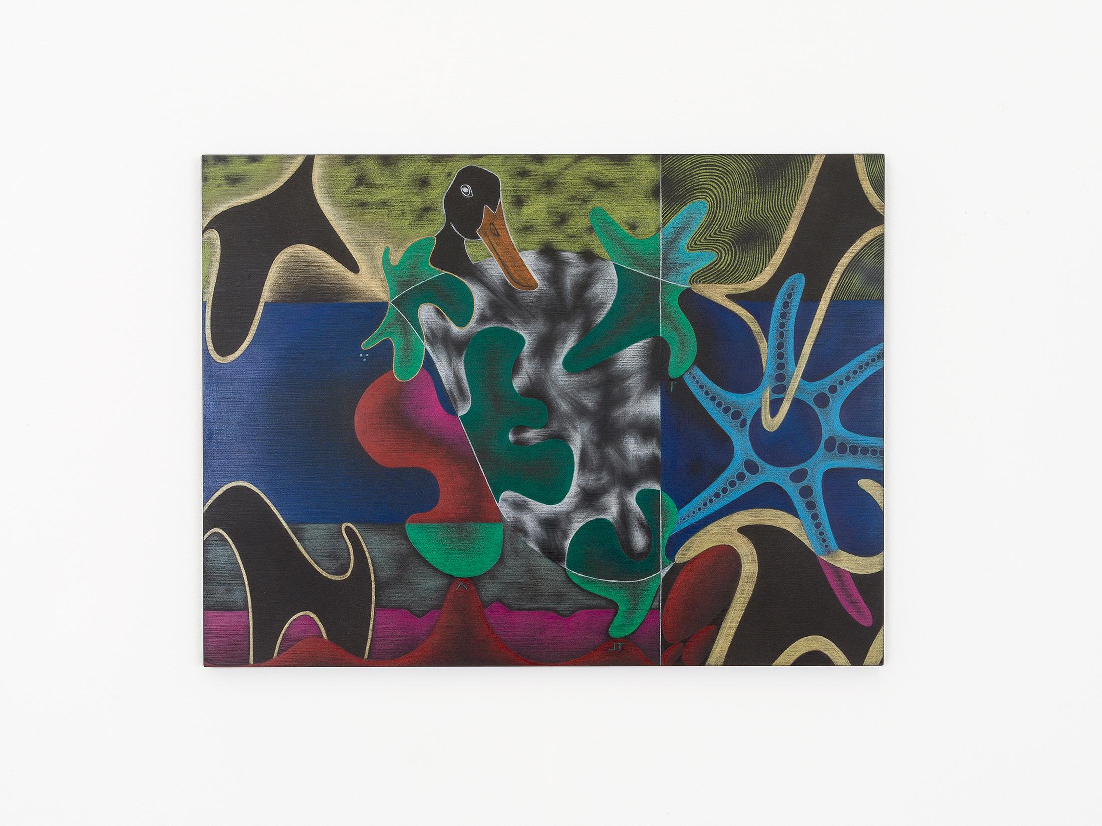 Exhibition View Miriam Visaczki Solo Show «Ot Otijot; view on Miriam Visaczki, Ohne Titel, 2021» at Kirchgasse Gallery, Steckborn, 2022 / Photo: CE / Courtesy: the artist and Kirchgasse Gallery