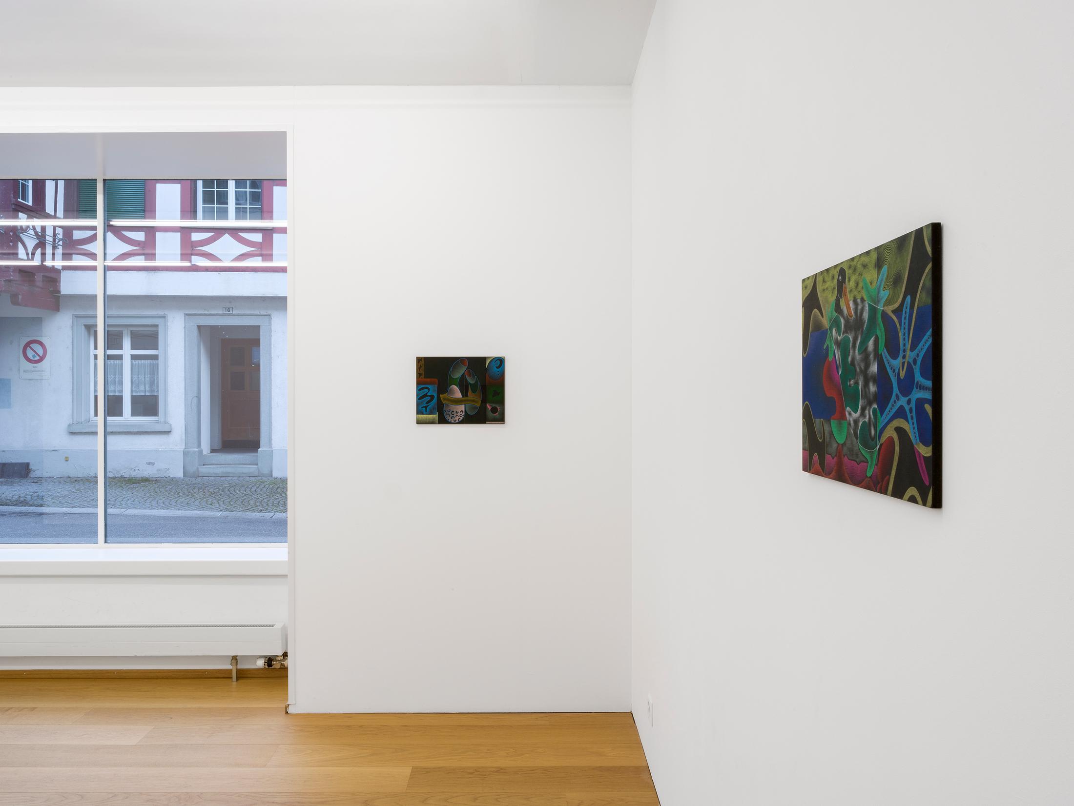 Exhibition View Miriam Visaczki Solo Show «Ot Otijot» at Kirchgasse Gallery, Steckborn, 2022 / Photo: CE / Courtesy: the artist and Kirchgasse Gallery