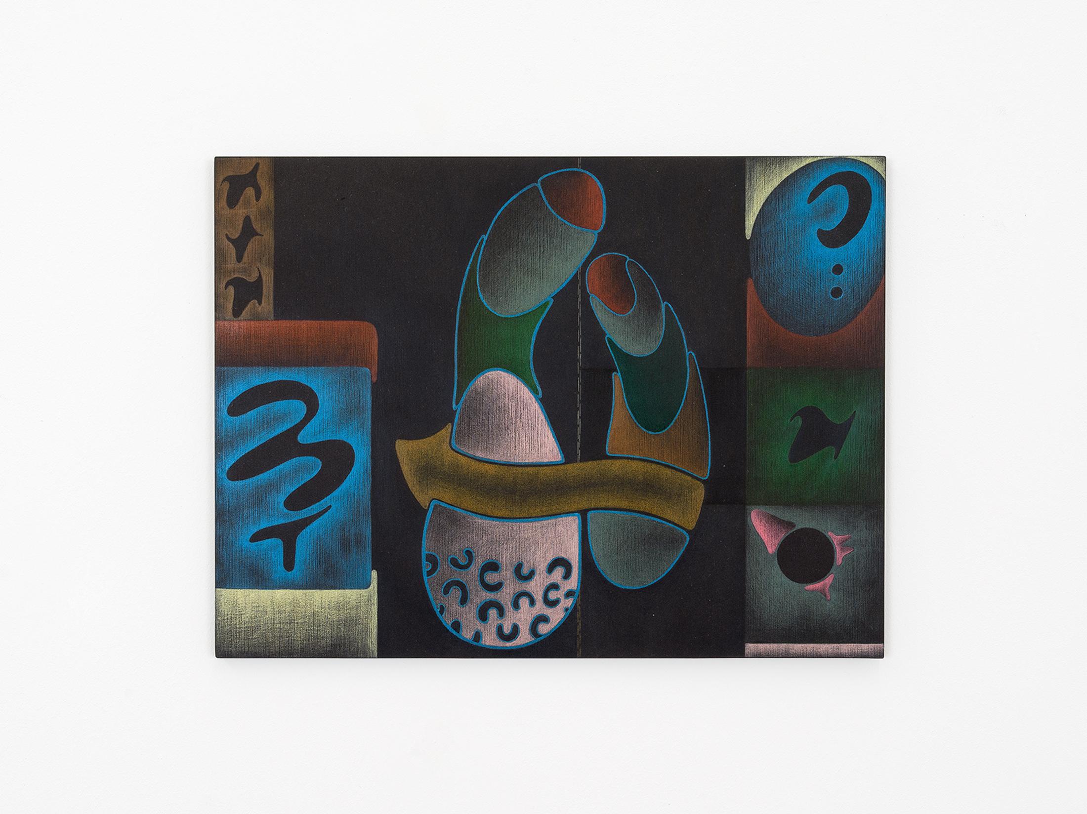 Exhibition View Miriam Visaczki Solo Show «Ot Otijot; view on Miriam Visaczki, Ohne Titel, 2021» at Kirchgasse Gallery, Steckborn, 2022 / Photo: CE / Courtesy: the artist and Kirchgasse Gallery