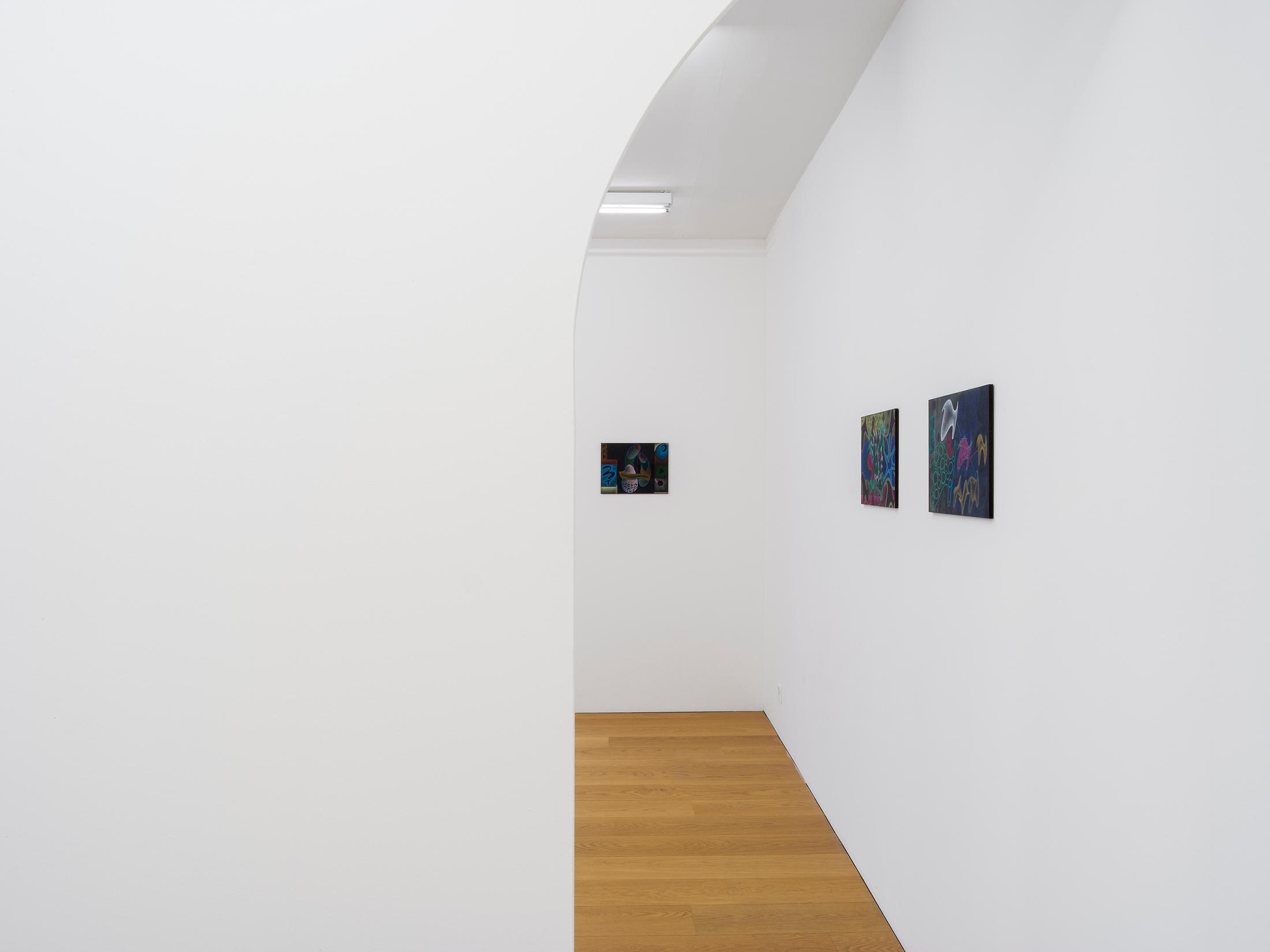 Exhibition View Miriam Visaczki Solo Show «Ot Otijot» at Kirchgasse Gallery, Steckborn, 2022 / Photo: CE / Courtesy: the artist and Kirchgasse Gallery