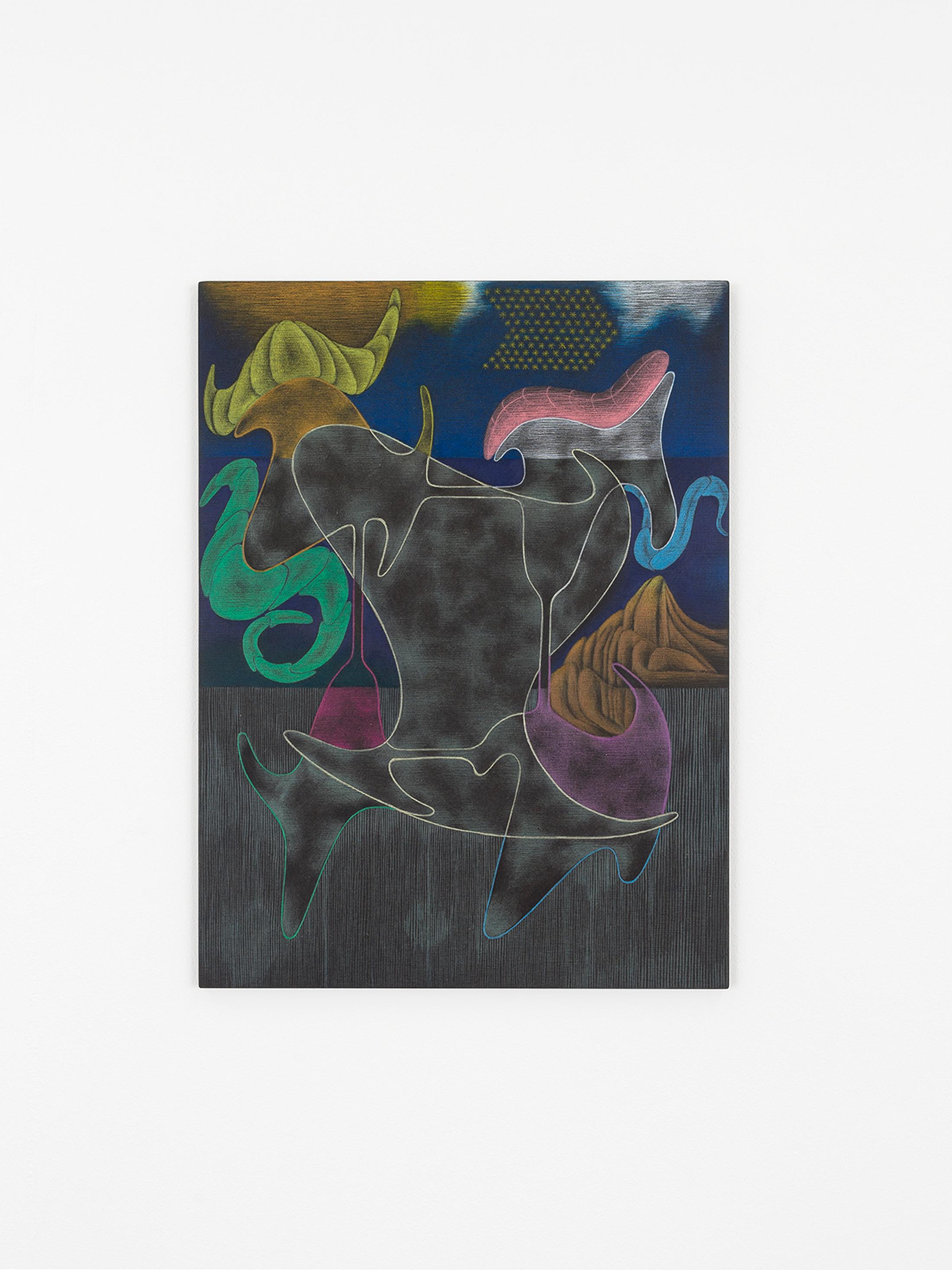 Exhibition View Miriam Visaczki Solo Show «Ot Otijot; view on Miriam Visaczki, Ohne Titel, 2021» at Kirchgasse Gallery, Steckborn, 2022 / Photo: CE / Courtesy: the artist and Kirchgasse Gallery