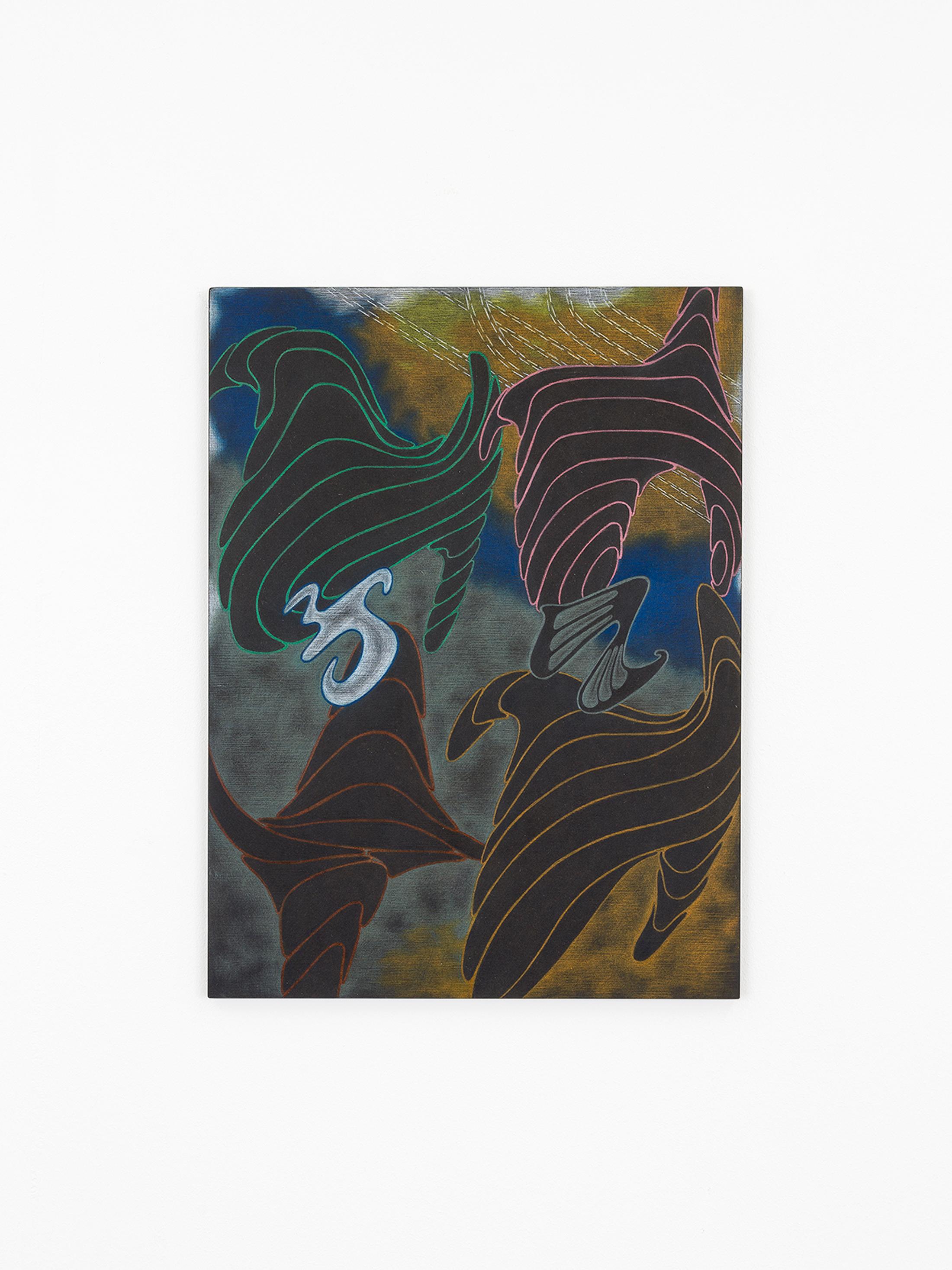 Exhibition View Miriam Visaczki Solo Show «Ot Otijot; view on Miriam Visaczki, Ohne Titel, 2021» at Kirchgasse Gallery, Steckborn, 2022 / Photo: CE / Courtesy: the artist and Kirchgasse Gallery