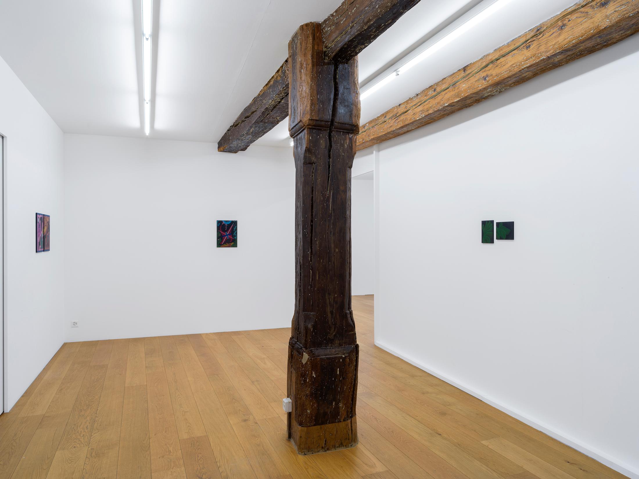 Exhibition View Miriam Visaczki Solo Show «Ot Otijot» at Kirchgasse Gallery, Steckborn, 2022 / Photo: CE / Courtesy: the artist and Kirchgasse Gallery