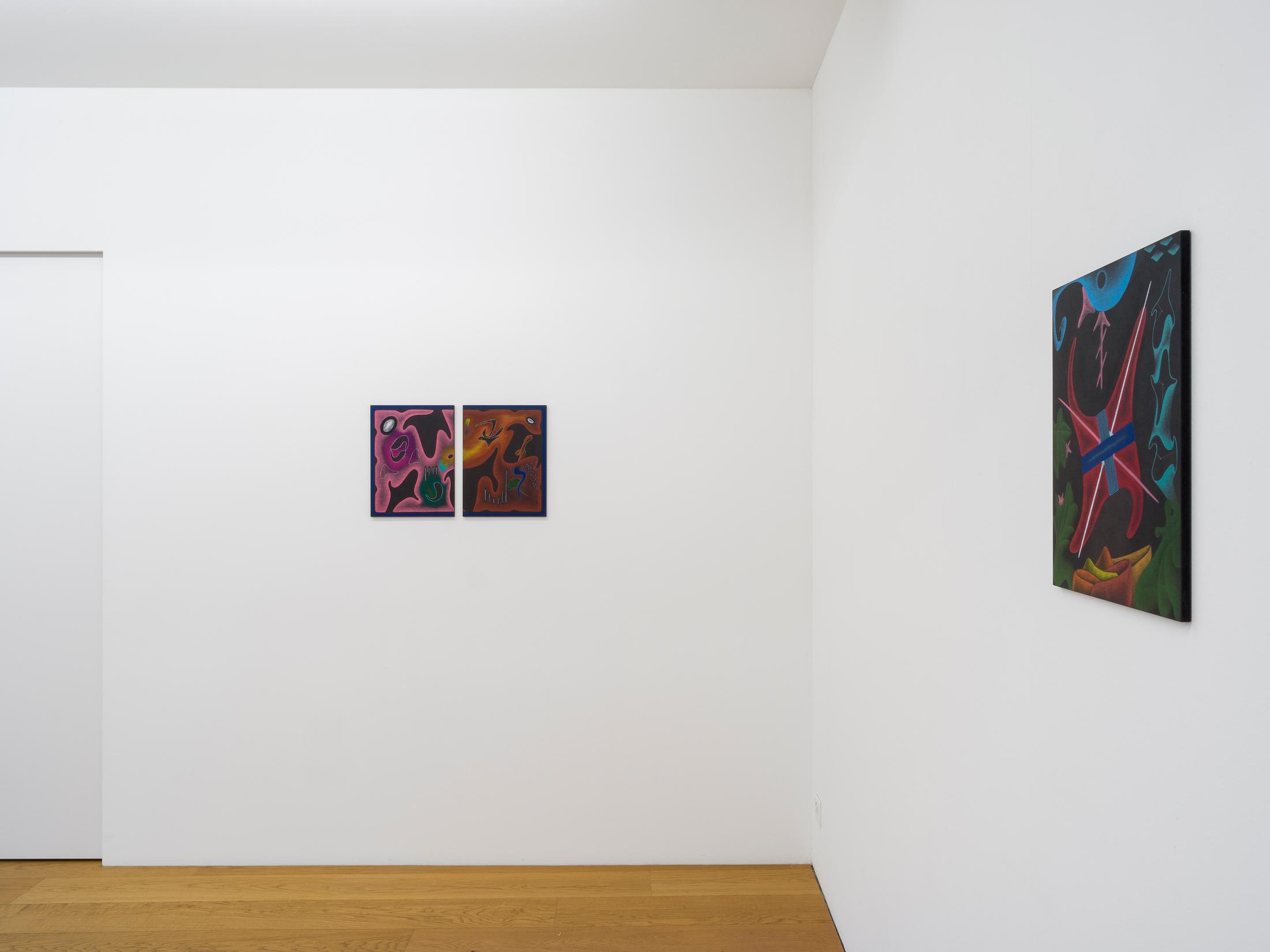 Exhibition View Miriam Visaczki Solo Show «Ot Otijot» at Kirchgasse Gallery, Steckborn, 2022 / Photo: CE / Courtesy: the artist and Kirchgasse Gallery