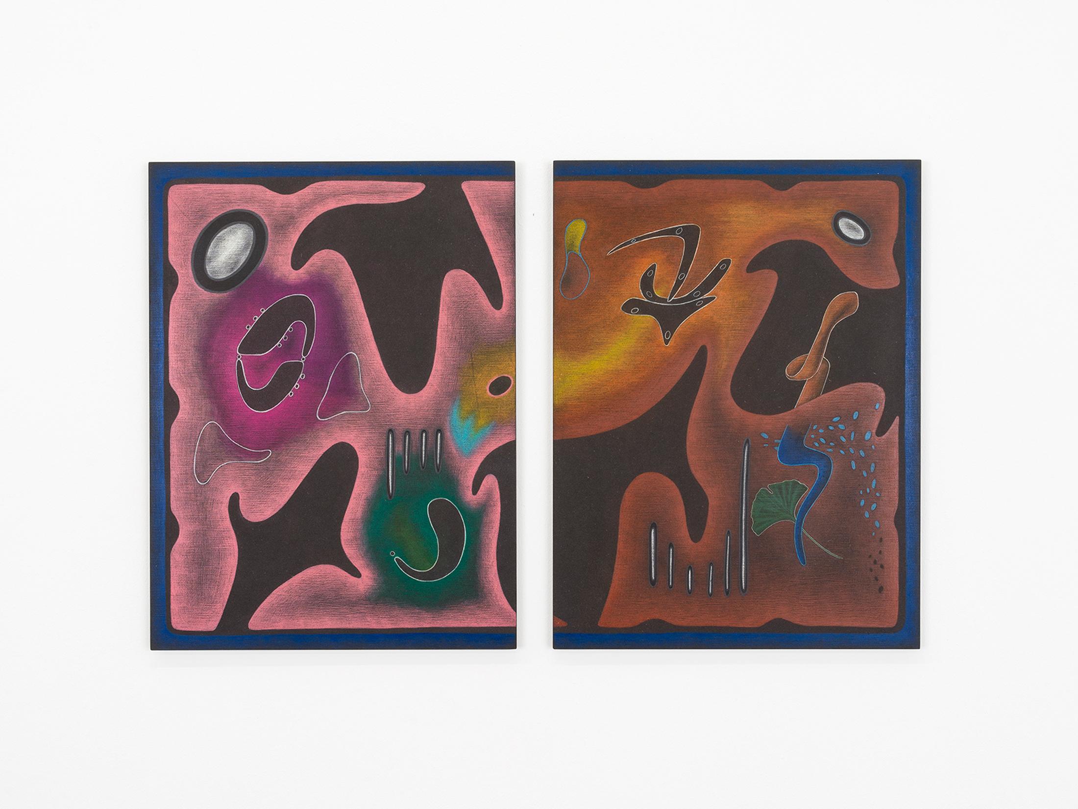 Exhibition View Miriam Visaczki Solo Show «Ot Otijot; view on Miriam Visaczki, Ohne Titel, 2021» at Kirchgasse Gallery, Steckborn, 2022 / Photo: CE / Courtesy: the artist and Kirchgasse Gallery