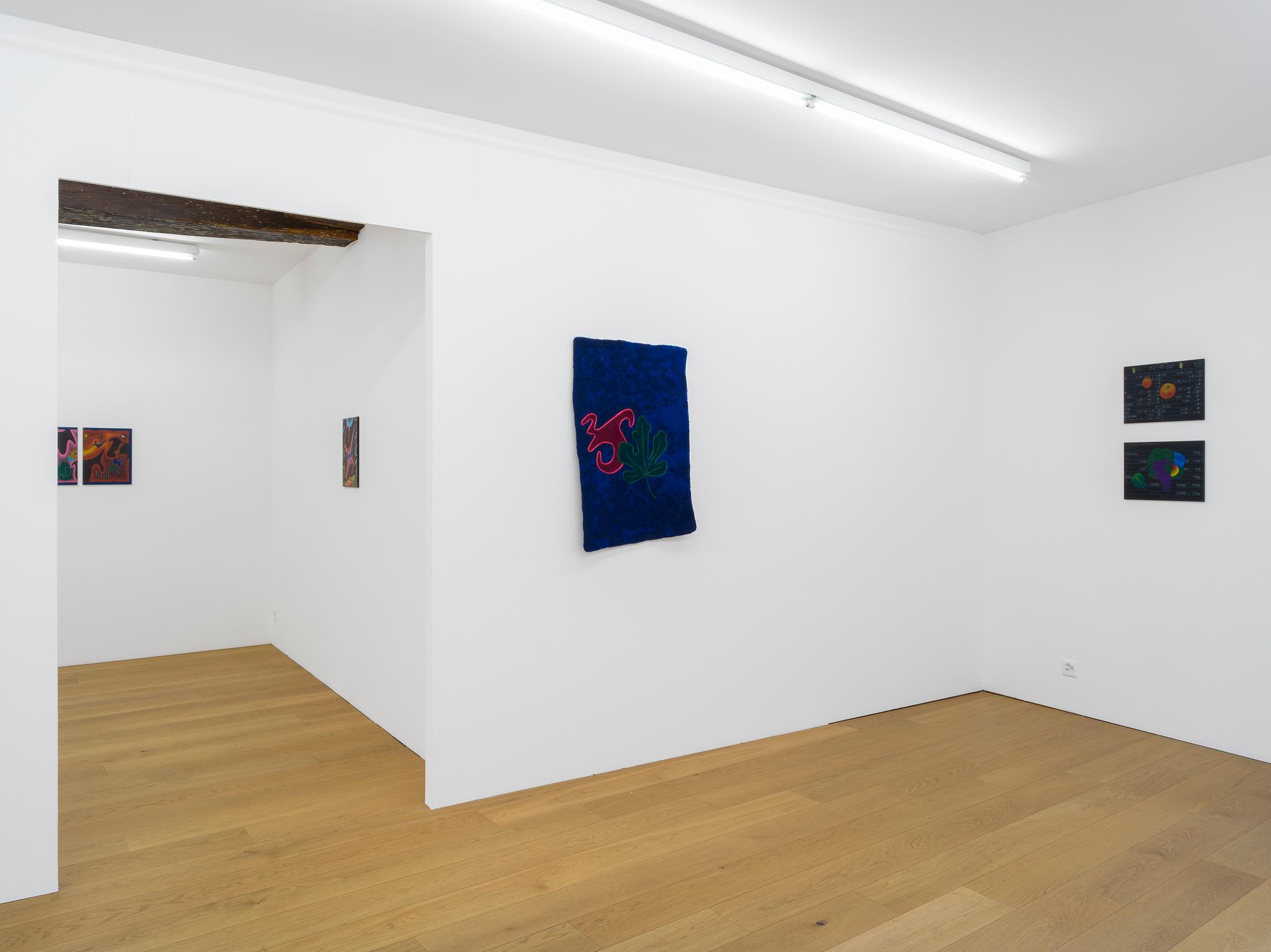 Exhibition View Miriam Visaczki Solo Show «Ot Otijot» at Kirchgasse Gallery, Steckborn, 2022 / Photo: CE / Courtesy: the artist and Kirchgasse Gallery