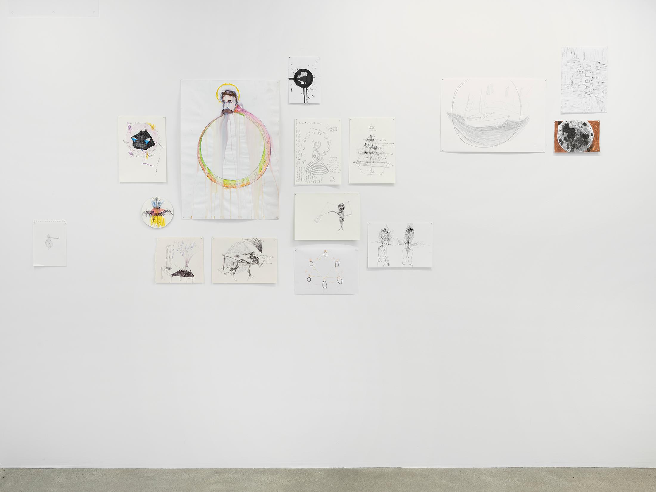 Exhibition View Mirko Baselgia Soloshow «The Stars Are Not Alone» at Galerie Heinzer Reszler, Lausanne, 2019 / Photo: © Julien Gremaud / Courtesy: the artist and Galerie Heinzer Reszler