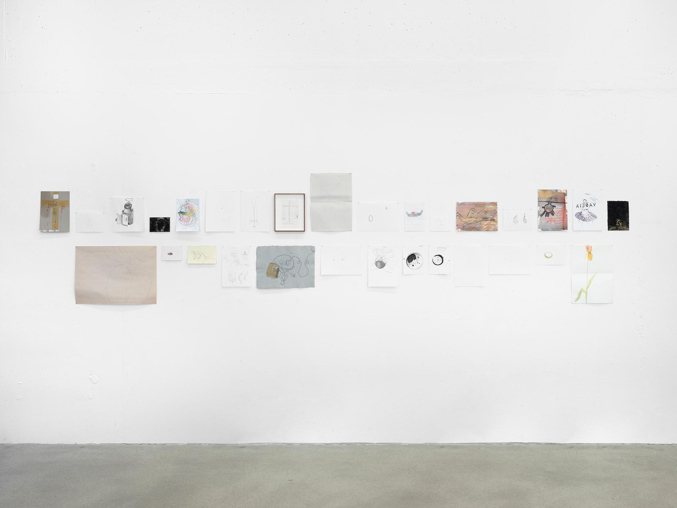 Exhibition View Mirko Baselgia Soloshow «The Stars Are Not Alone» at Galerie Heinzer Reszler, Lausanne, 2019 / Photo: © Julien Gremaud / Courtesy: the artist and Galerie Heinzer Reszler