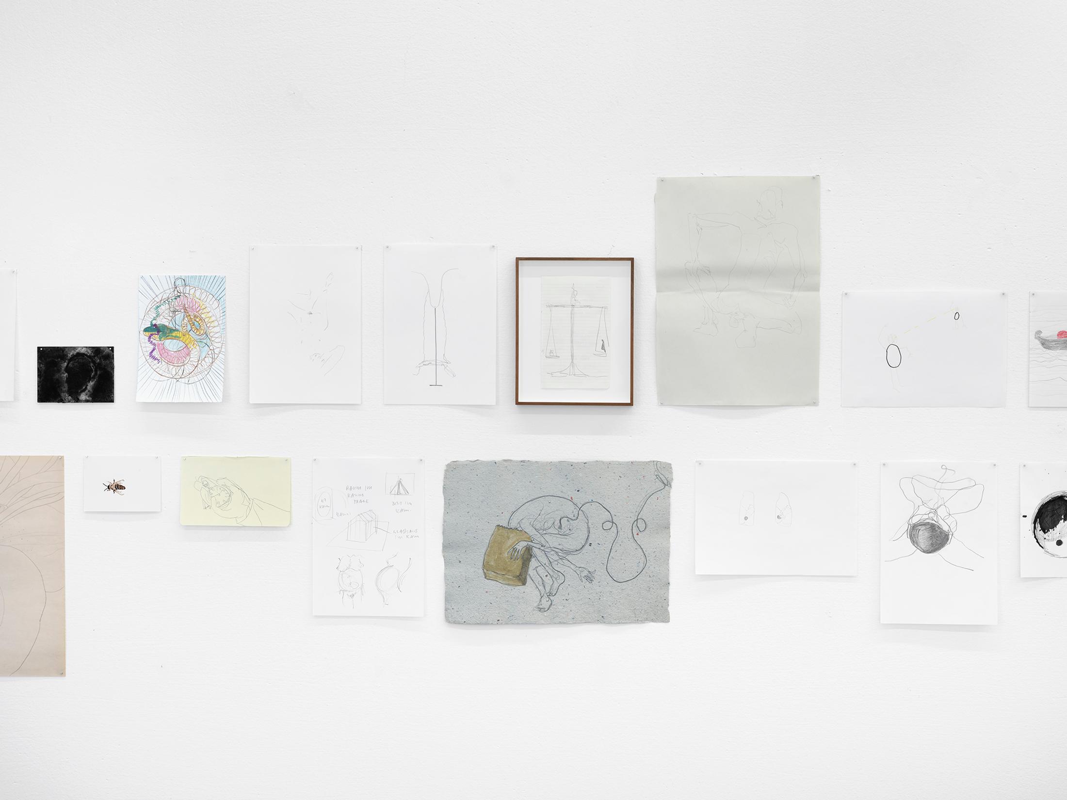 Exhibition View Mirko Baselgia Soloshow «The Stars Are Not Alone» at Galerie Heinzer Reszler, Lausanne, 2019 / Photo: © Julien Gremaud / Courtesy: the artist and Galerie Heinzer Reszler