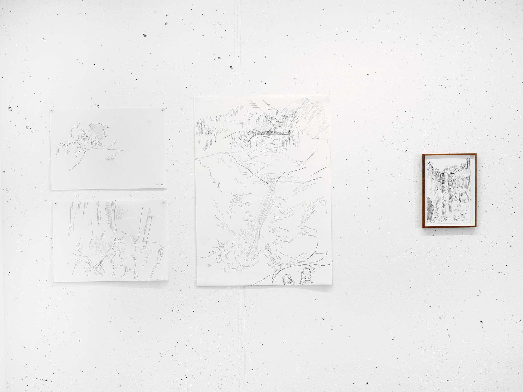 Exhibition View Mirko Baselgia Soloshow «The Stars Are Not Alone» at Galerie Heinzer Reszler, Lausanne, 2019 / Photo: © Julien Gremaud / Courtesy: the artist and Galerie Heinzer Reszler