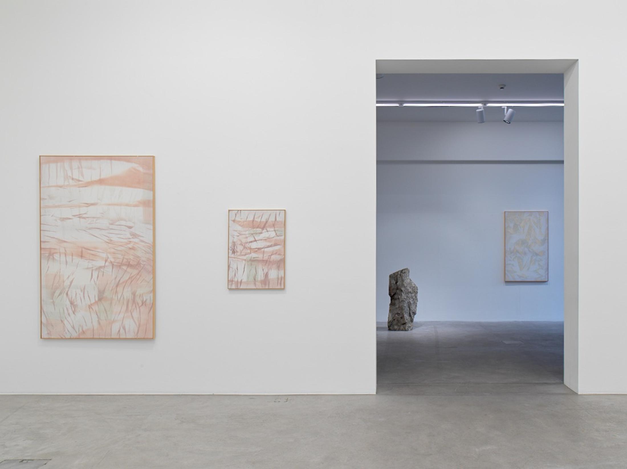 Exhibition View Mirko Baselgia Solo Show «materia viva» at Galerie Urs Meile, Lucerne, 2022 / Photo: Stefan Altenburger / Courtesy: the artist and Galerie Urs Meile