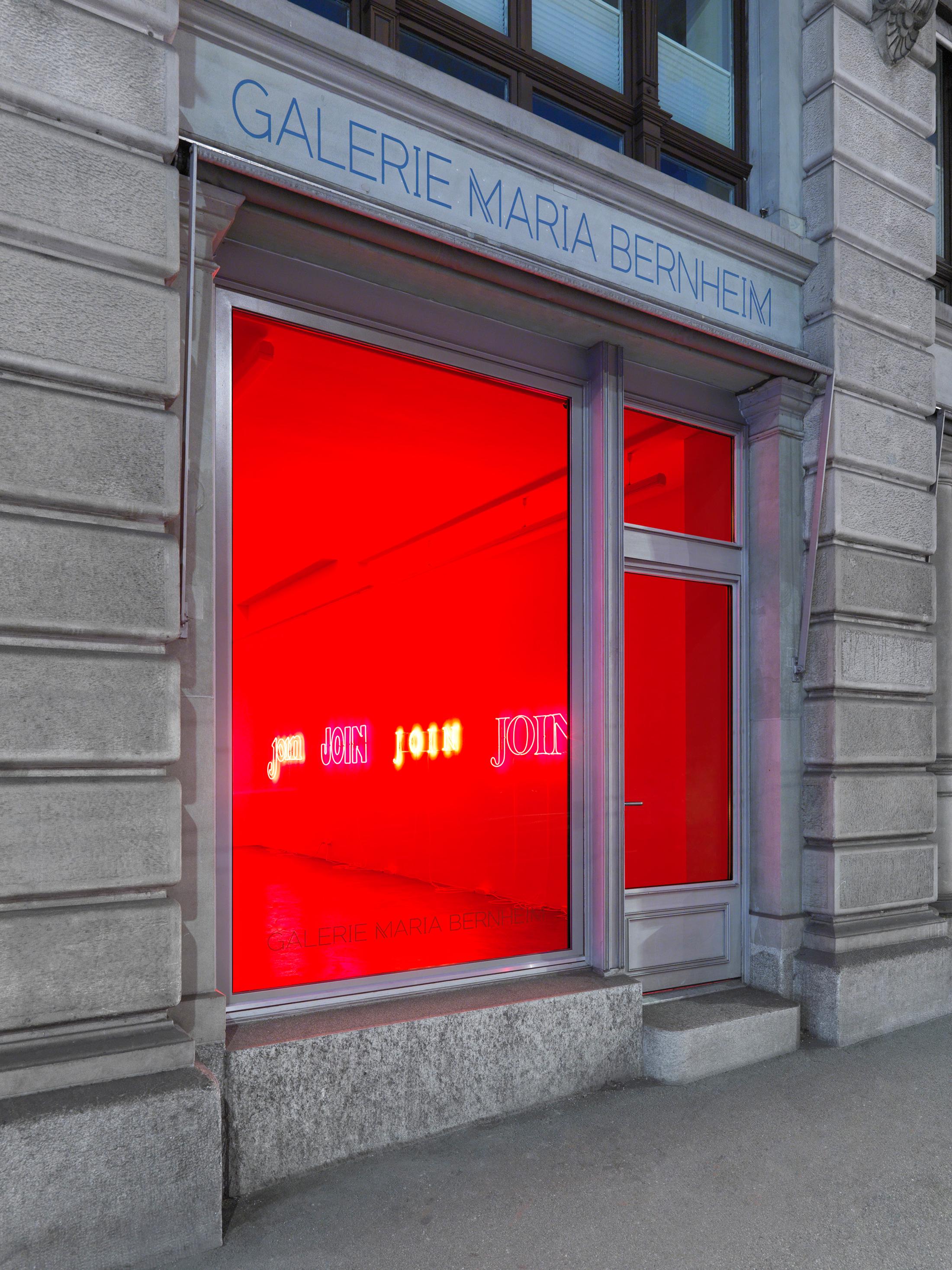 Exhibition View Mitchell Anderson Solo Show «Partial Gift» at Galerie Maria Bernheim, Zurich, 2020 / Photo: Annik Wetter / Courtesy: the artist and Galerie Maria Bernheim