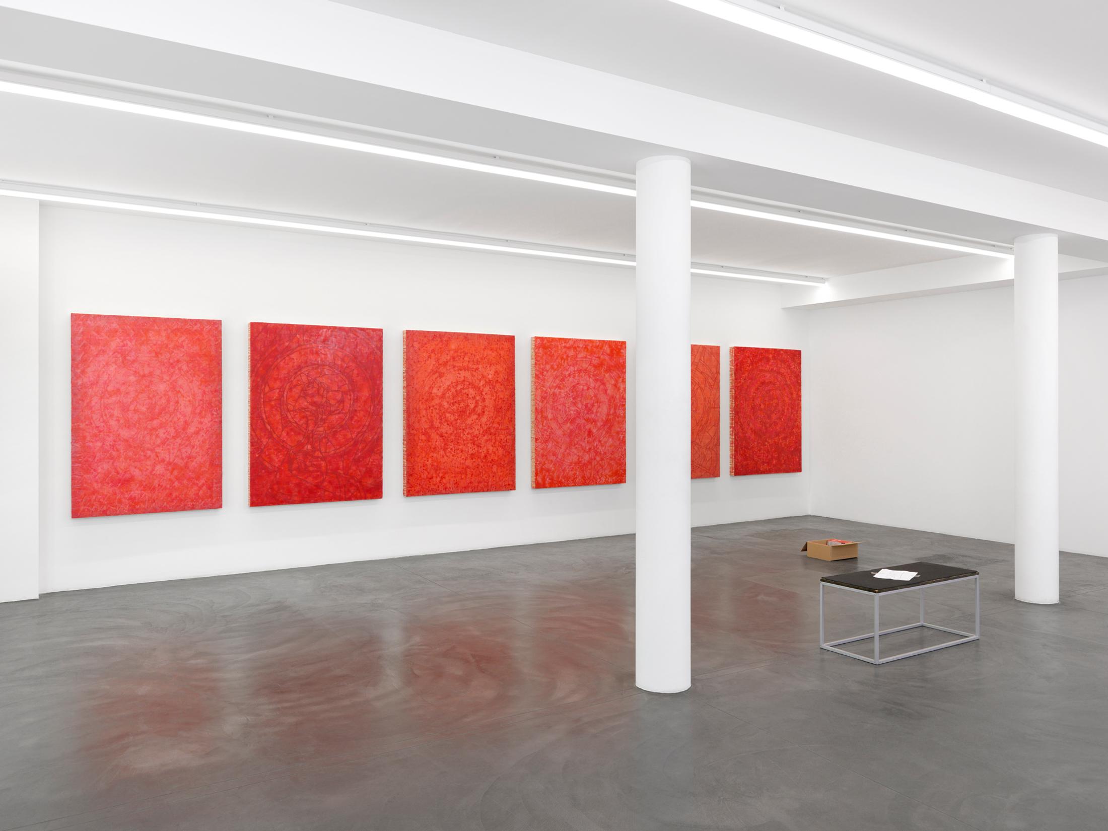 Exhibition View Mitchell Anderson Solo Show «Partial Gift» at Galerie Maria Bernheim, Zurich, 2020 / Photo: Annik Wetter / Courtesy: the artist and Galerie Maria Bernheim