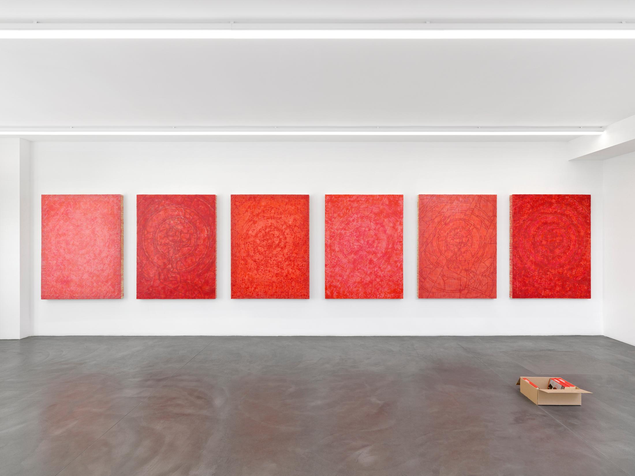 Exhibition View Mitchell Anderson Solo Show «Partial Gift» at Galerie Maria Bernheim, Zurich, 2020 / Photo: Annik Wetter / Courtesy: the artist and Galerie Maria Bernheim