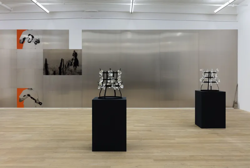 Exhibition View Monika Bonvincini Soloshow «bind me! torture me!» at Galerie Peter Kilchmann, Zurich, Switzerland, 2019 / Photo: Andrea Rosetti / Courtesy: the artist and Galerie peter Kilchmann, Zurich