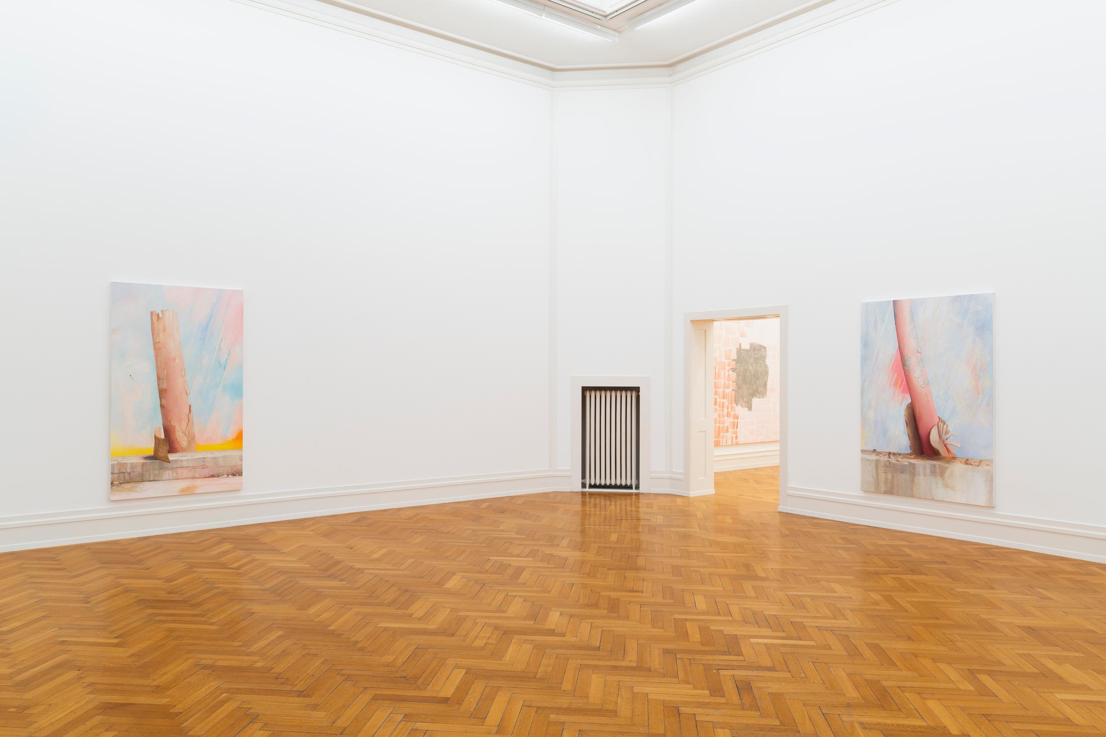 Exhibition View Monika Baer Solo Show «Am Rhein» at Kunsthalle Bern, 2021 / Photo: Gunnar Meier / Courtesy: the artist and Kunsthalle Bern