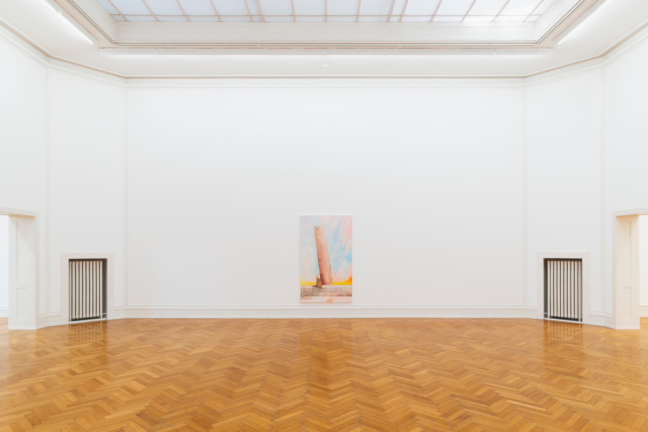 Exhibition View Monika Baer Solo Show «Am Rhein; view on Monika Baer, Yet to be titled, 2019» at Kunsthalle Bern, 2021 / Photo: Gunnar Meier / Courtesy: the artist and Kunsthalle Bern