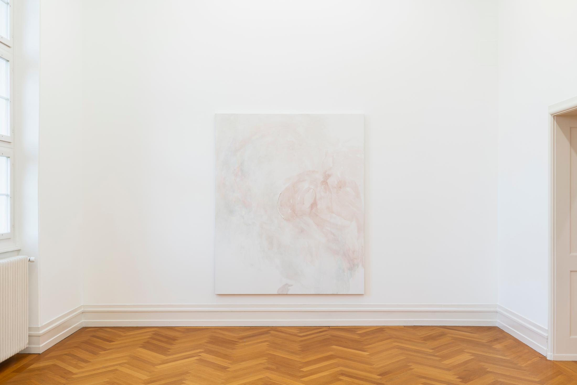 Exhibition View Monika Baer Solo Show «Am Rhein; view on Monika Baer, Barely titled (day), 2017/18» at Kunsthalle Bern, 2021 / Photo: Gunnar Meier / Courtesy: the artist and Kunsthalle Bern