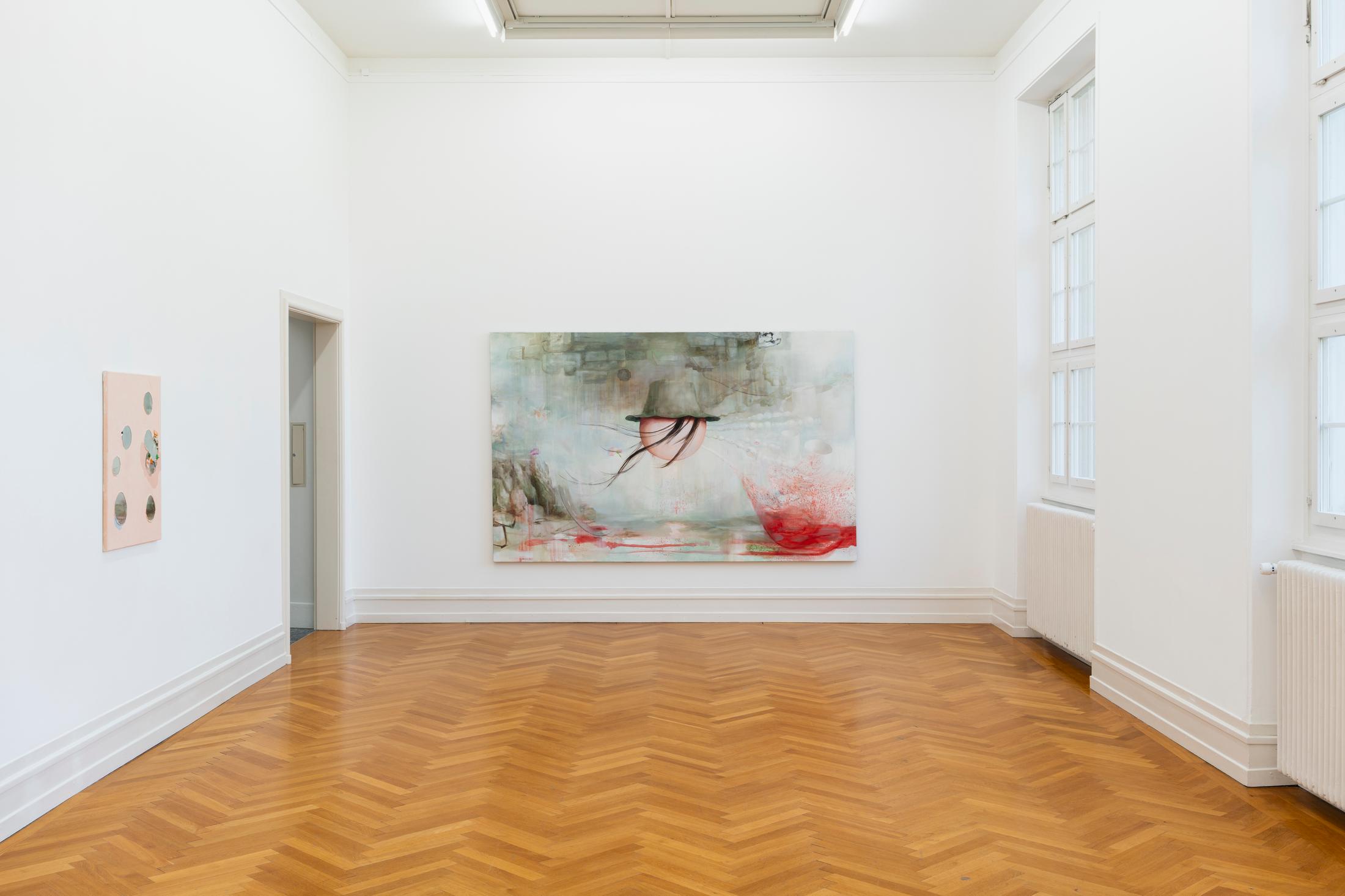 Exhibition View Monika Baer Solo Show «Am Rhein» at Kunsthalle Bern, 2021 / Photo: Gunnar Meier / Courtesy: the artist and Kunsthalle Bern