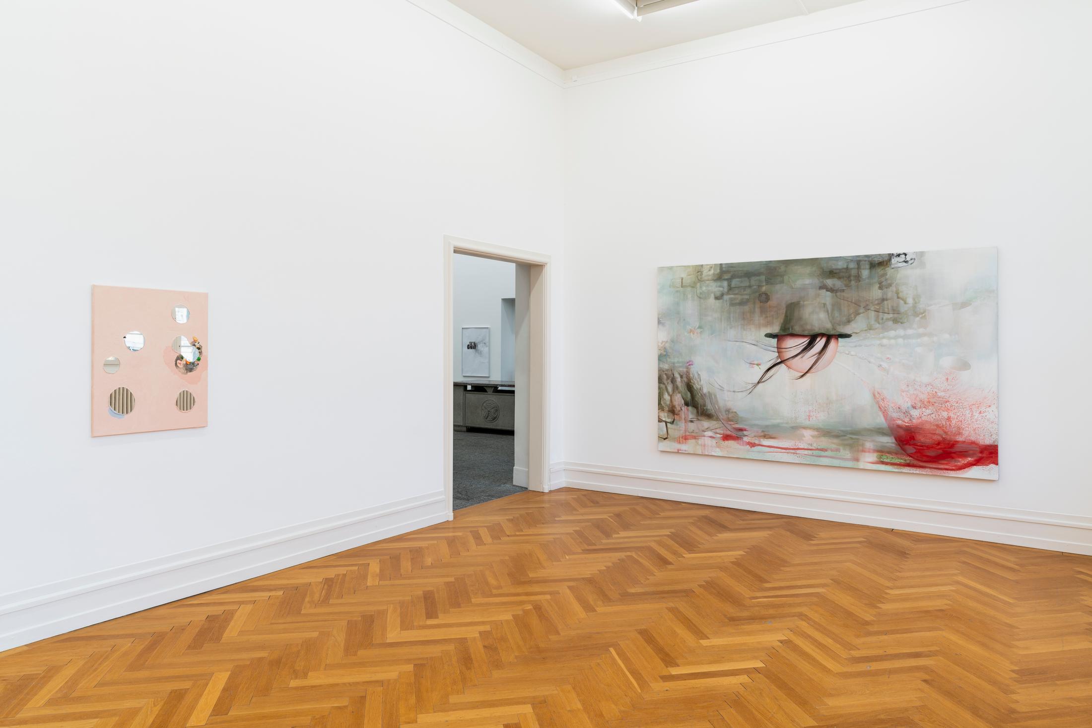 Exhibition View Monika Baer Solo Show «Am Rhein» at Kunsthalle Bern, 2021 / Photo: Gunnar Meier / Courtesy: the artist and Kunsthalle Bern