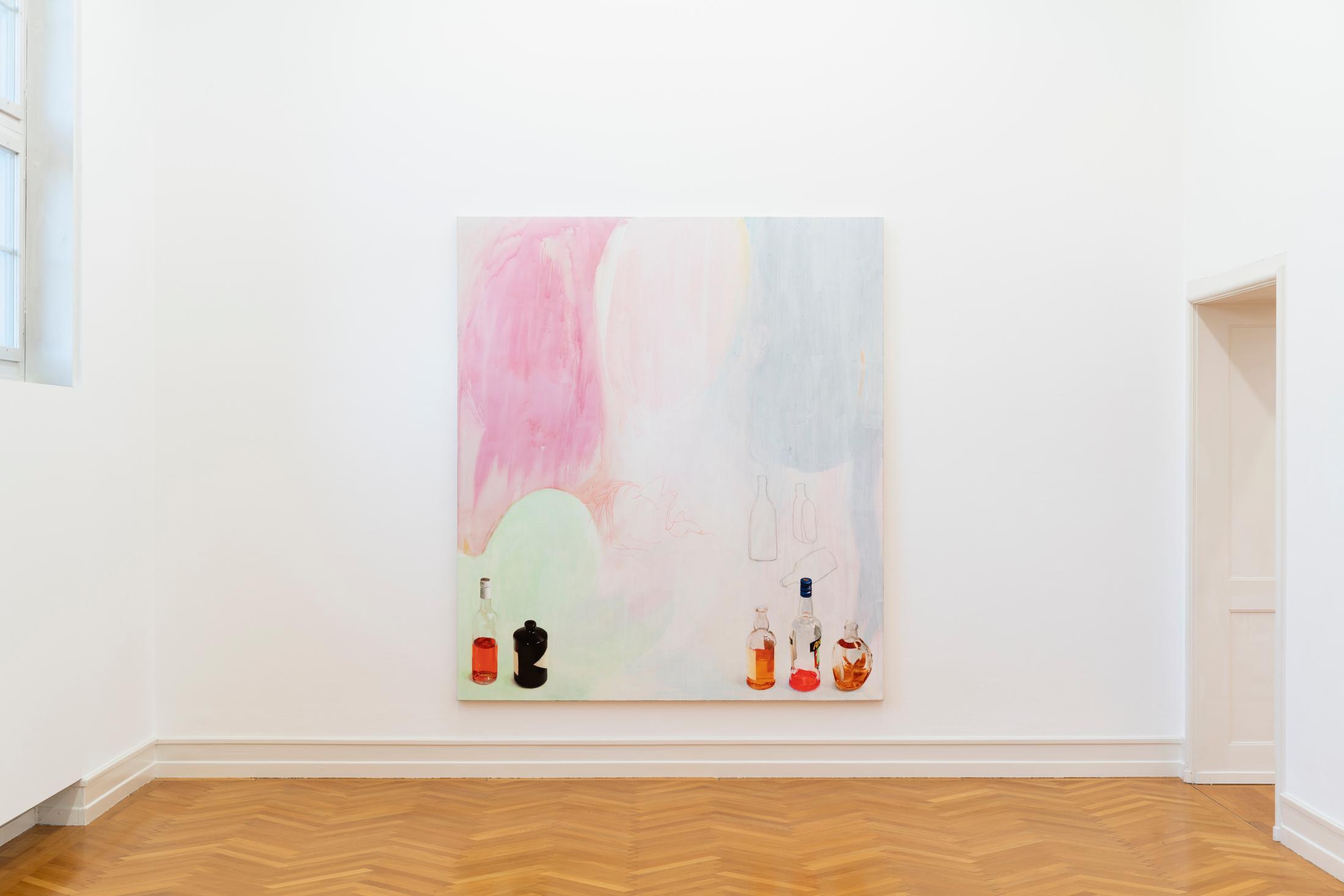 Exhibition View Monika Baer Solo Show «Am Rhein; view on Monika Baer, Ledge, 2013» at Kunsthalle Bern, 2021 / Photo: Gunnar Meier / Courtesy: the artist and Kunsthalle Bern