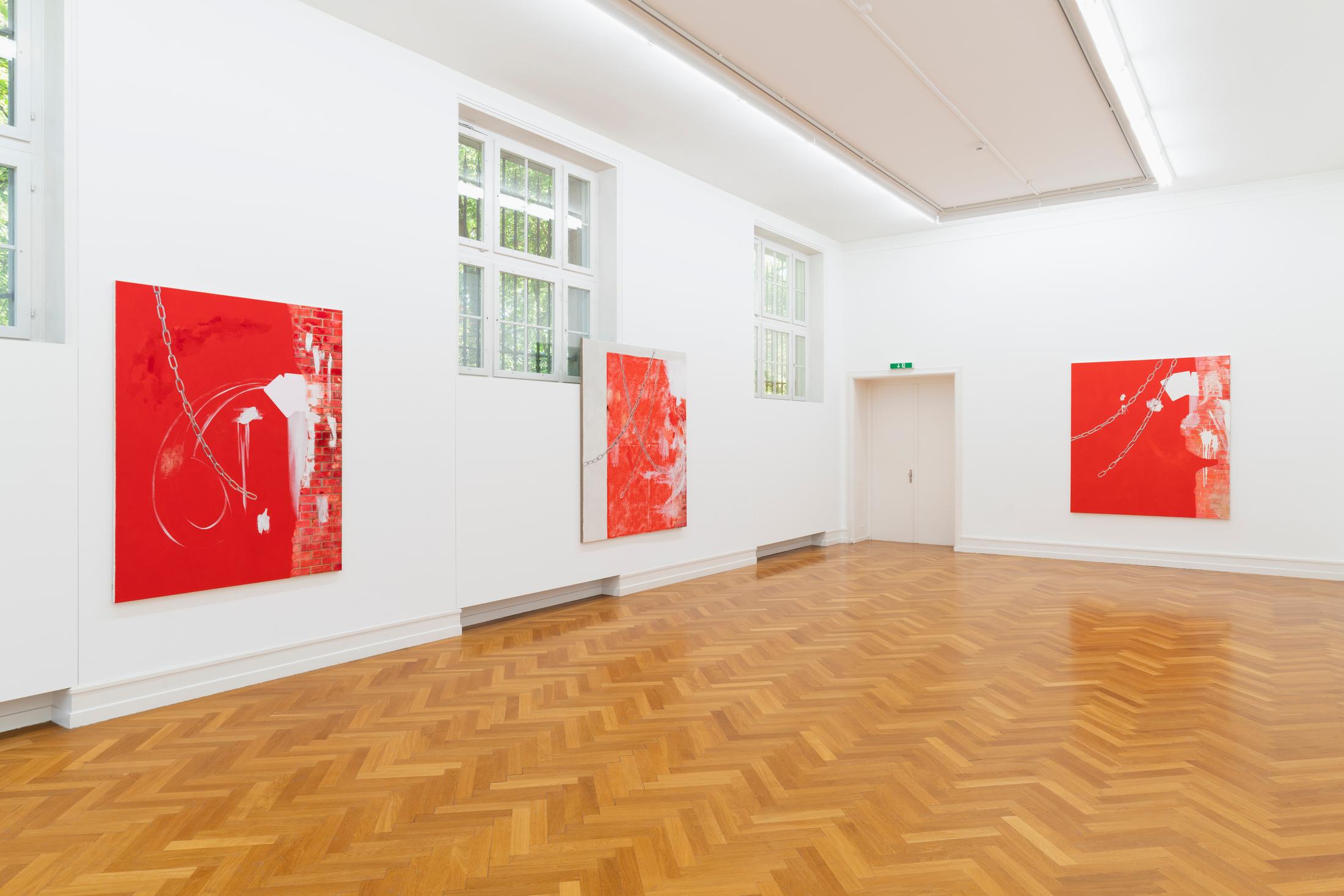Exhibition View Monika Baer Solo Show «Am Rhein» at Kunsthalle Bern, 2021 / Photo: Gunnar Meier / Courtesy: the artist and Kunsthalle Bern