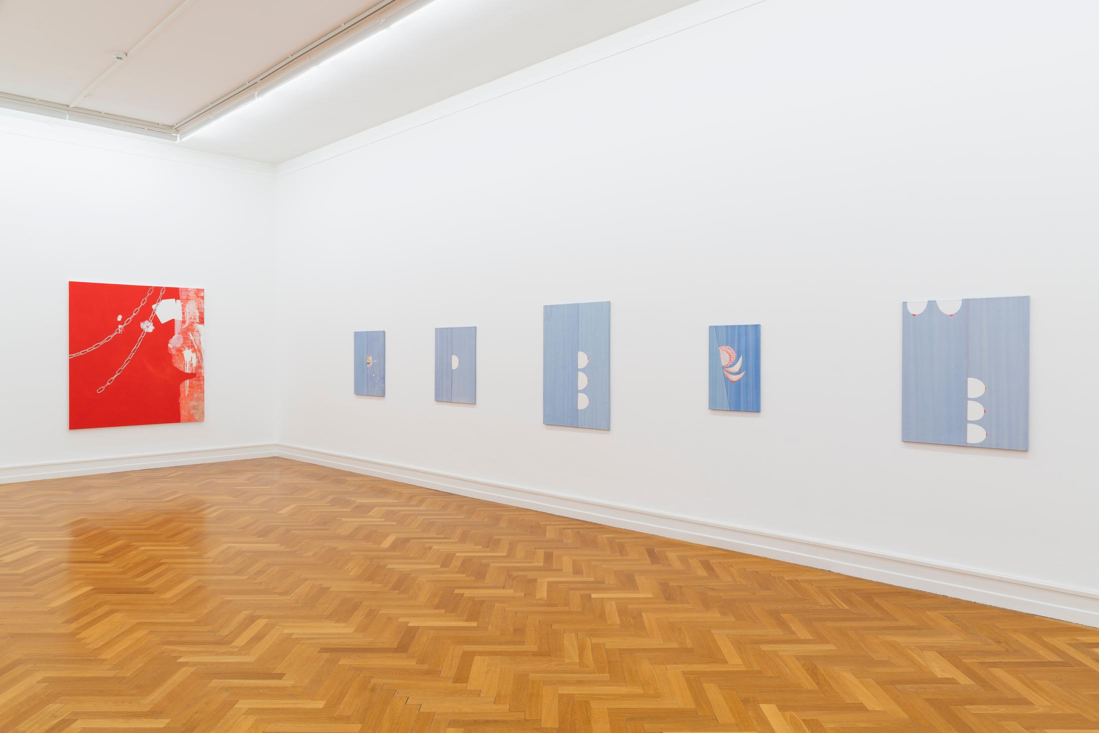 Exhibition View Monika Baer Solo Show «Am Rhein» at Kunsthalle Bern, 2021 / Photo: Gunnar Meier / Courtesy: the artist and Kunsthalle Bern