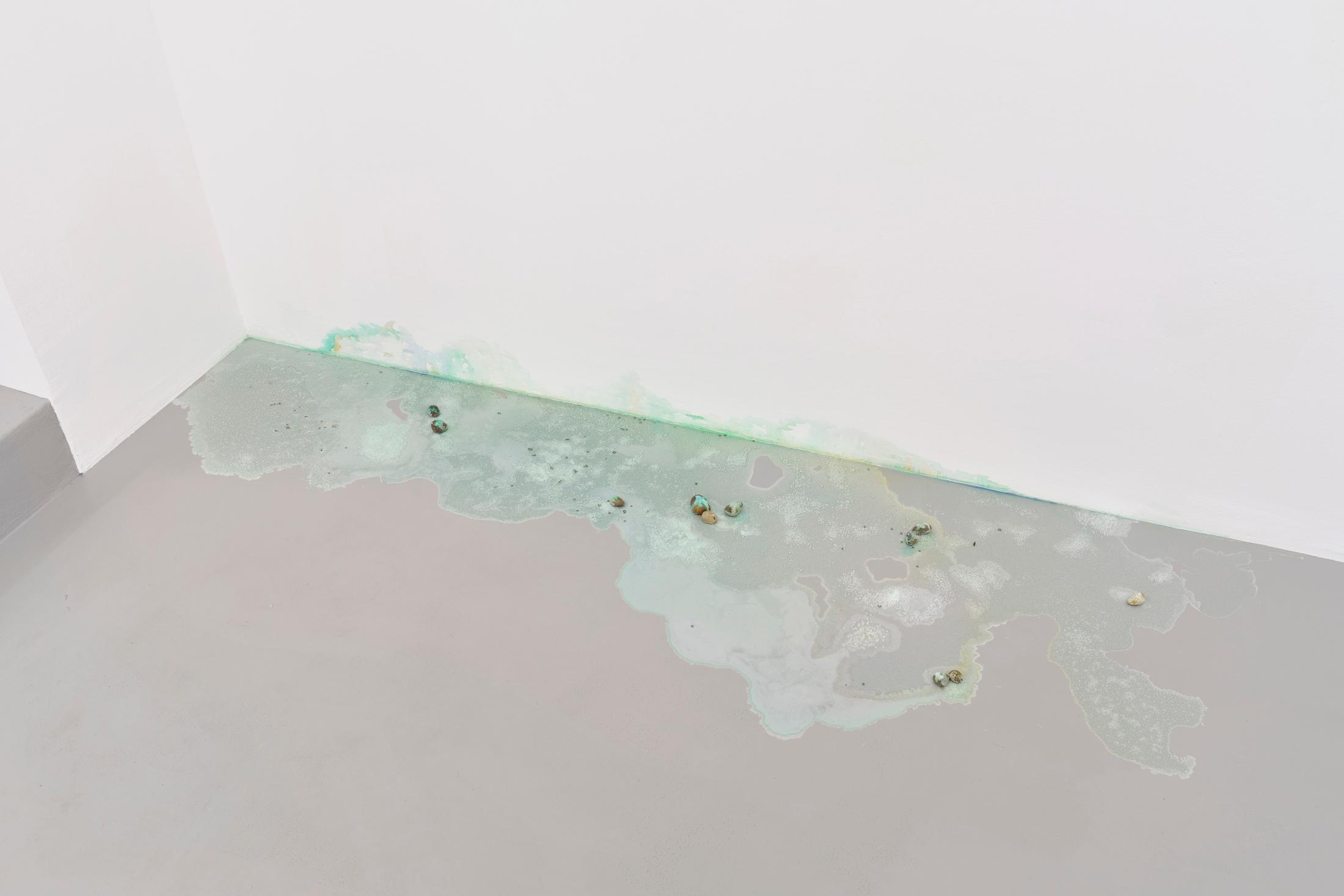 Exhibition View Monika E. Kazi Solo Show «Room with a View; view on Monika E. Kazi, Room with a View 1, 2022» at Galerie Philipp Zollinger, Zurich, 2022