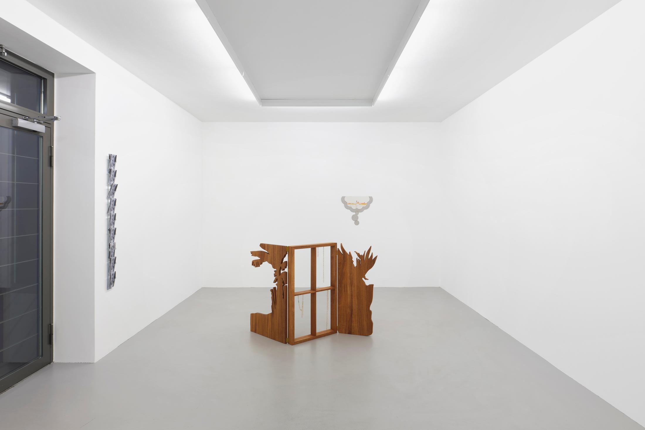 Exhibition View Monika E. Kazi Solo Show «Room with a View» at Galerie Philipp Zollinger, Zurich, 2022 / Photo: Conradin Frei / Courtesy: the artist and Galerie Philipp Zollinger