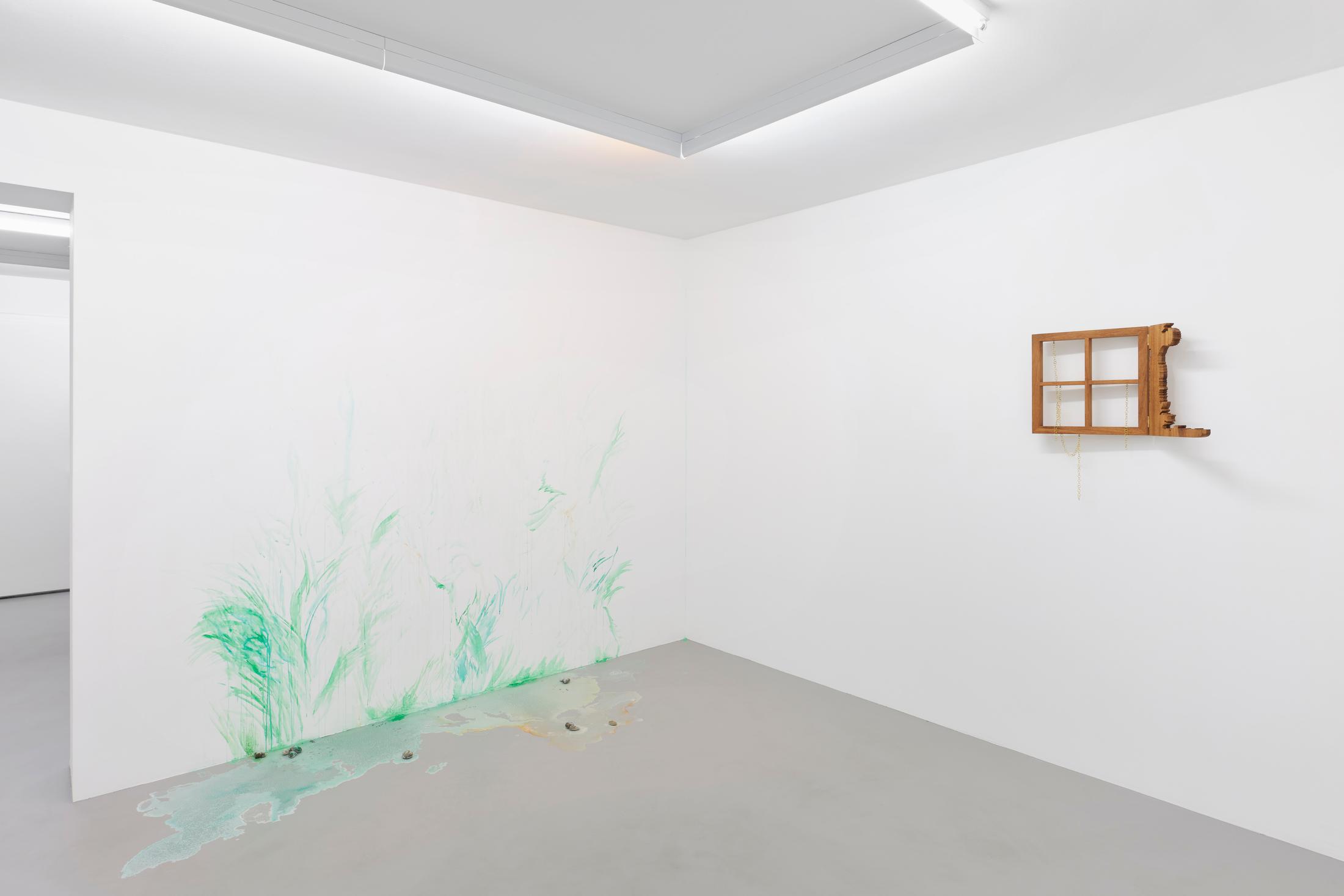 Exhibition View Monika E. Kazi Solo Show «Room with a View» at Galerie Philipp Zollinger, Zurich, 2022 / Photo: Conradin Frei / Courtesy: the artist and Galerie Philipp Zollinger