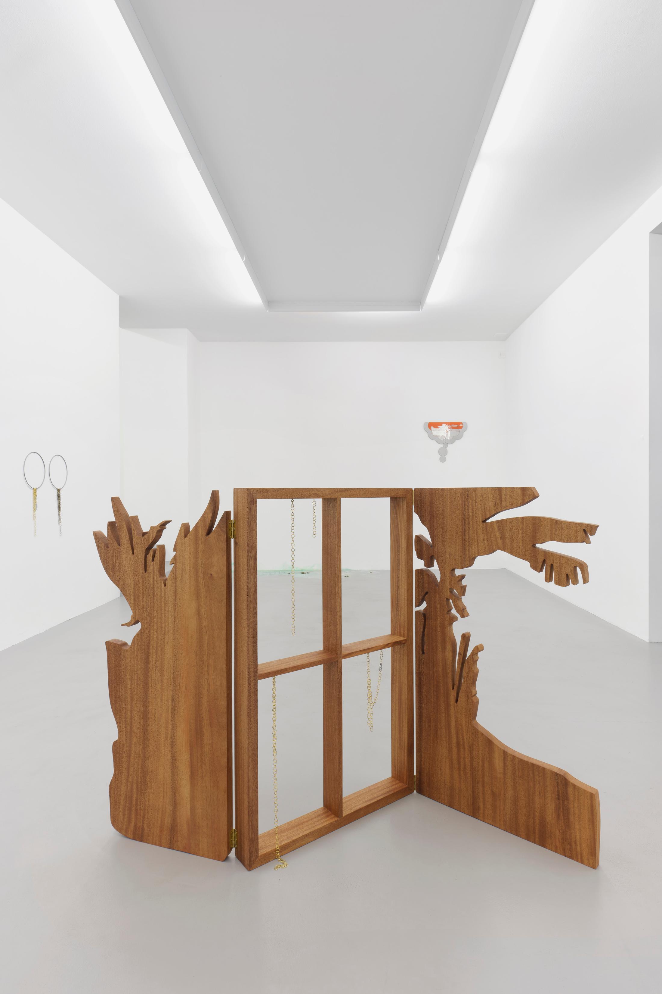 Exhibition View Monika E. Kazi Solo Show «Room with a View» at Galerie Philipp Zollinger, Zurich, 2022 / Photo: Conradin Frei / Courtesy: the artist and Galerie Philipp Zollinger