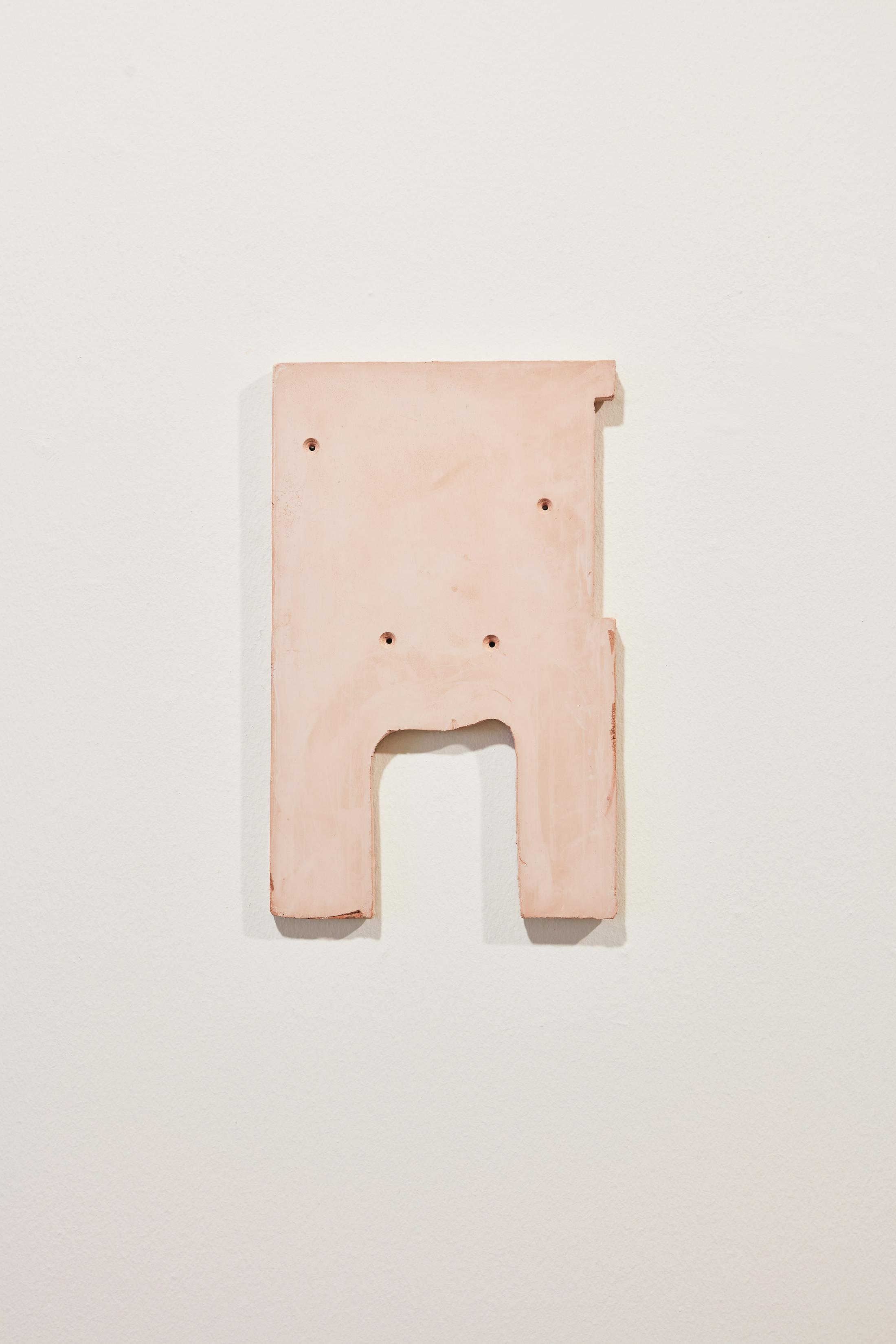 Exhibition View Groupshow «Motor; view on Max Leiß, Apokoinu, hotchpotch, 39x24x1.5cm, 2016» at Kunstraum Riehen, Riehen, Basel, 2020 / Photo: Moritz Schermbach / Courtesy: the artist