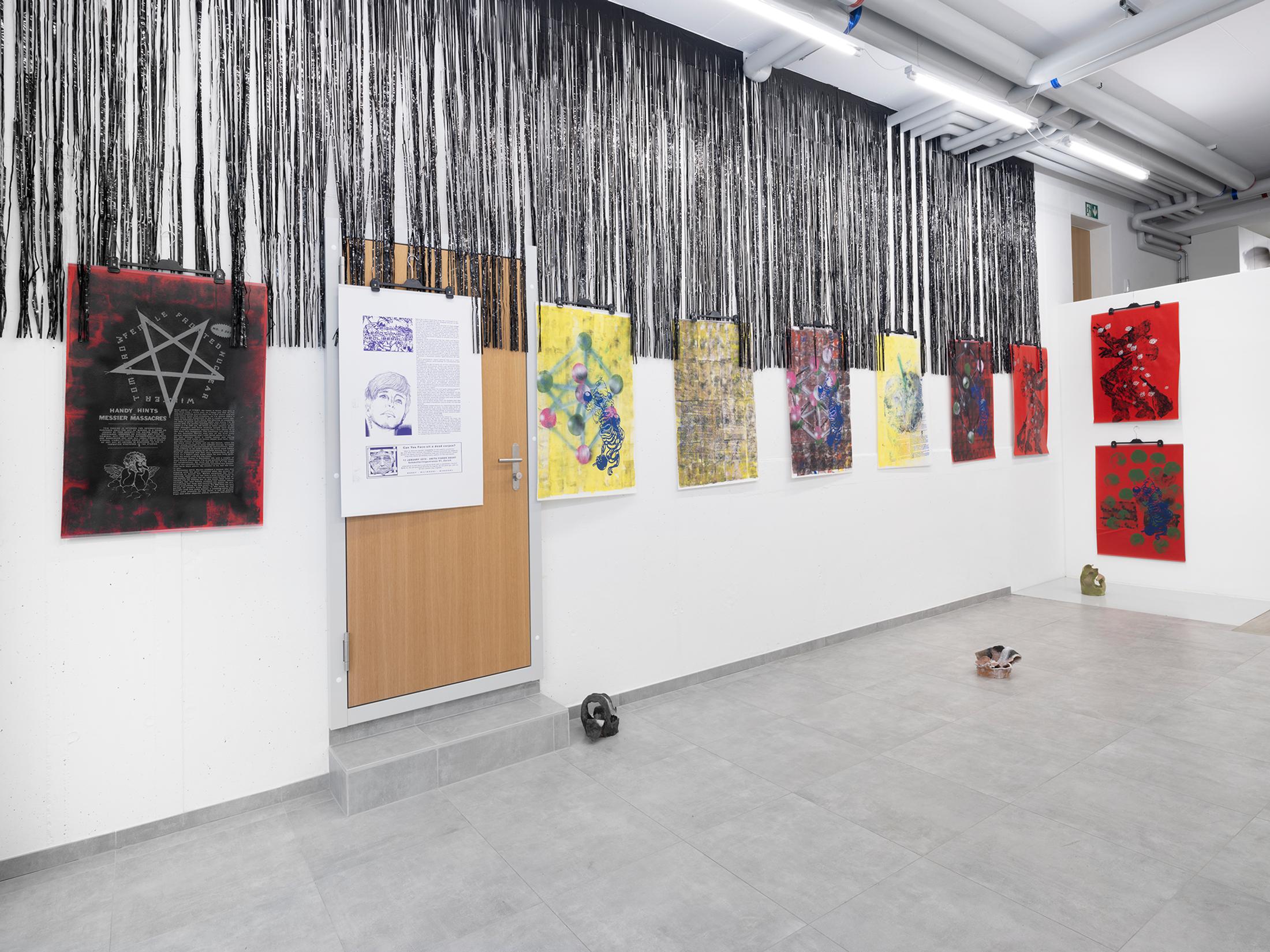 Exhibition View Group Show «Movie Buff» at All Stars, Lausanne, 2021 / Photo: Julien Gremaud / Courtesy: the artists and All Stars