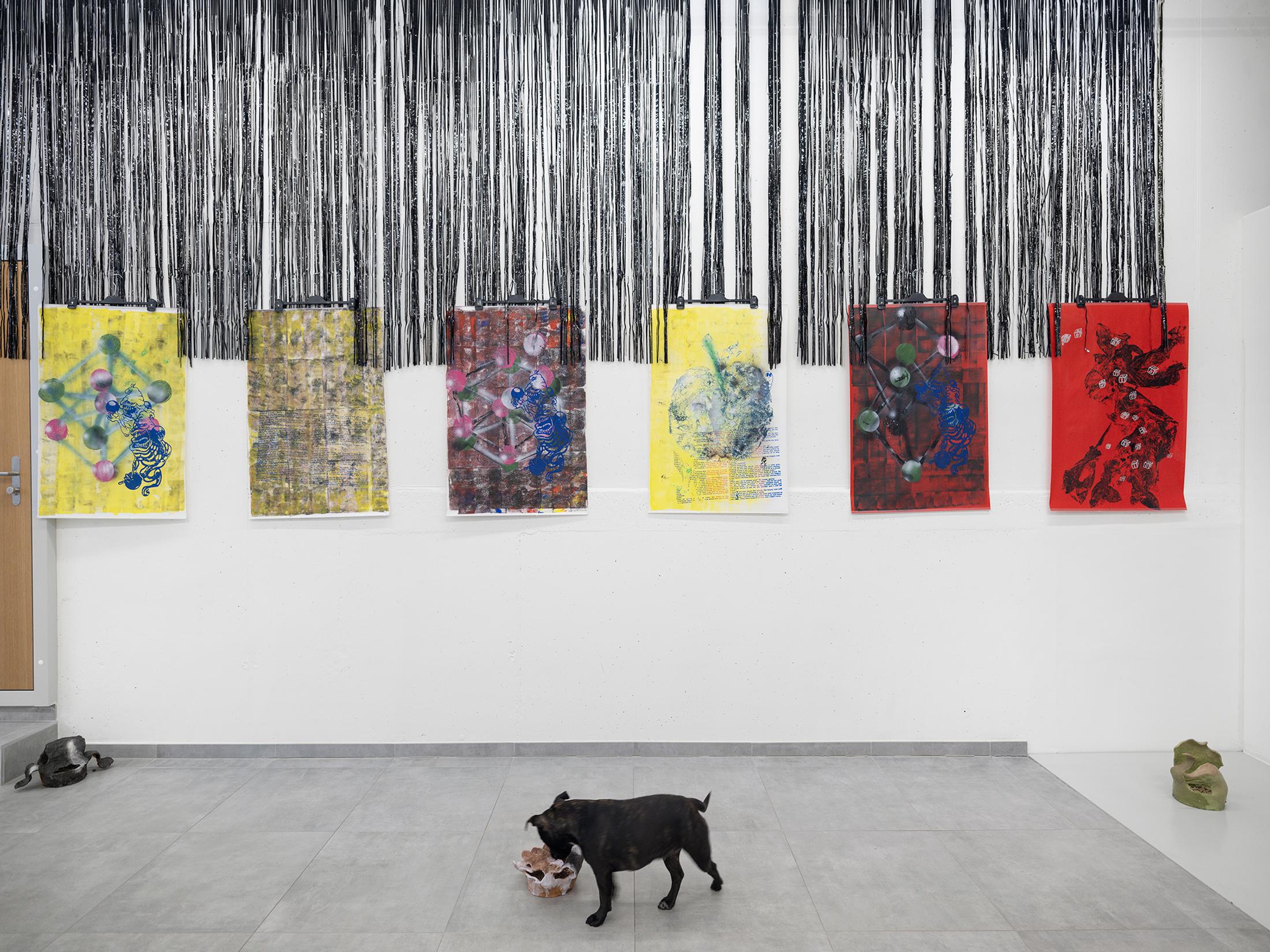 Exhibition View Group Show «Movie Buff» at All Stars, Lausanne, 2021 / Photo: Julien Gremaud / Courtesy: the artists and All Stars