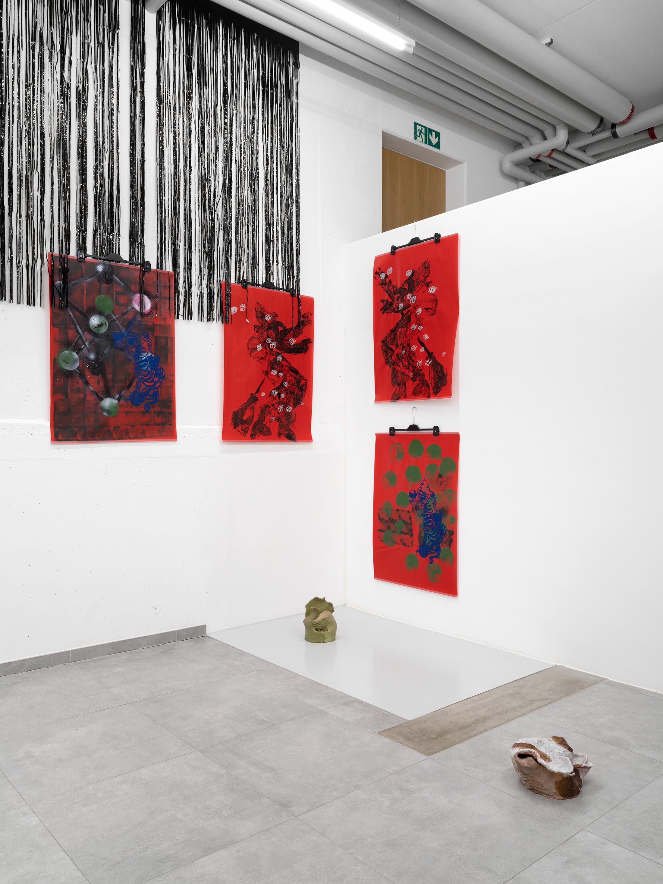 Exhibition View Group Show «Movie Buff» at All Stars, Lausanne, 2021 / Photo: Julien Gremaud / Courtesy: the artists and All Stars