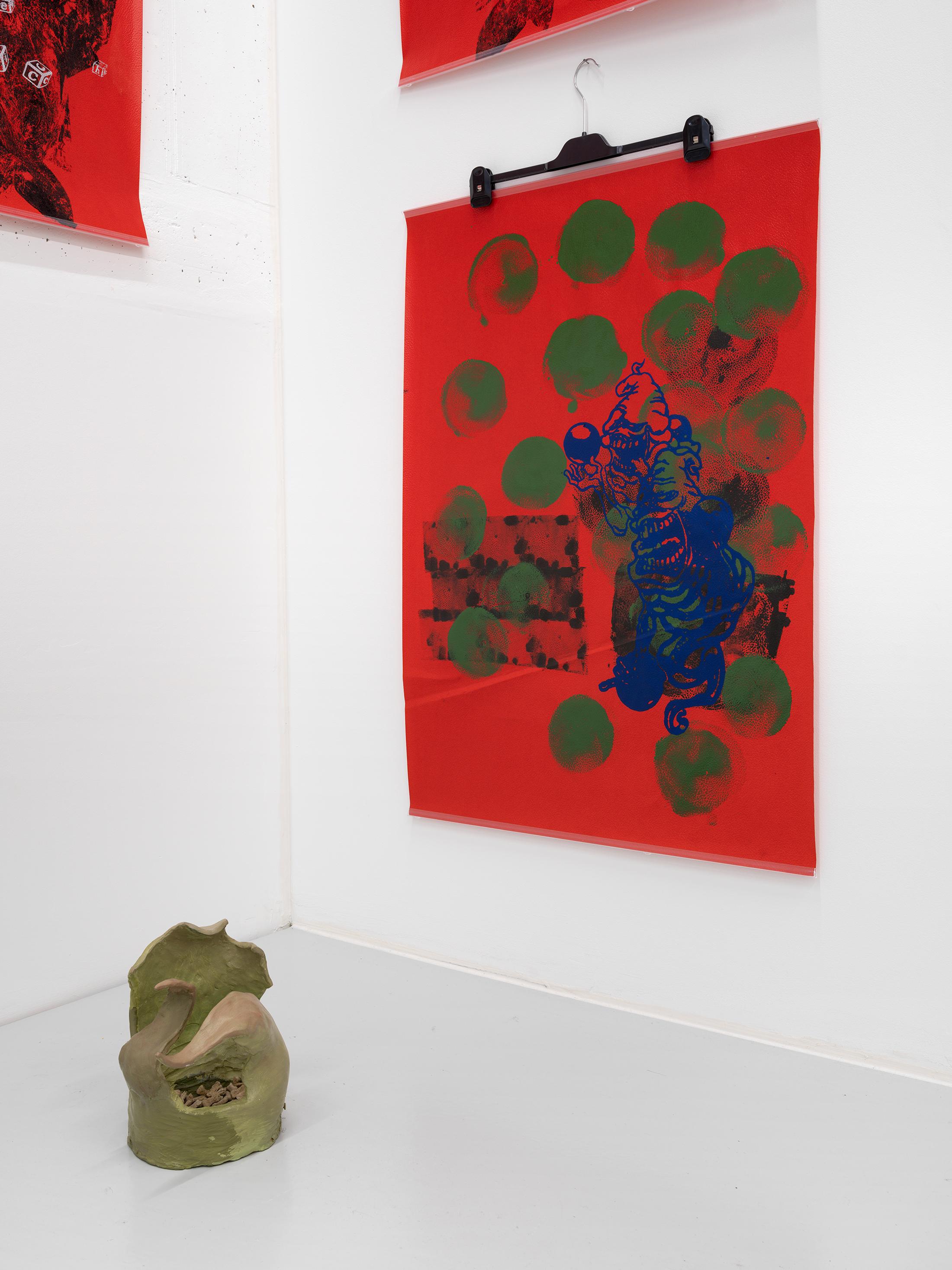 Exhibition View Group Show «Movie Buff» at All Stars, Lausanne, 2021 / Photo: Julien Gremaud / Courtesy: the artists and All Stars