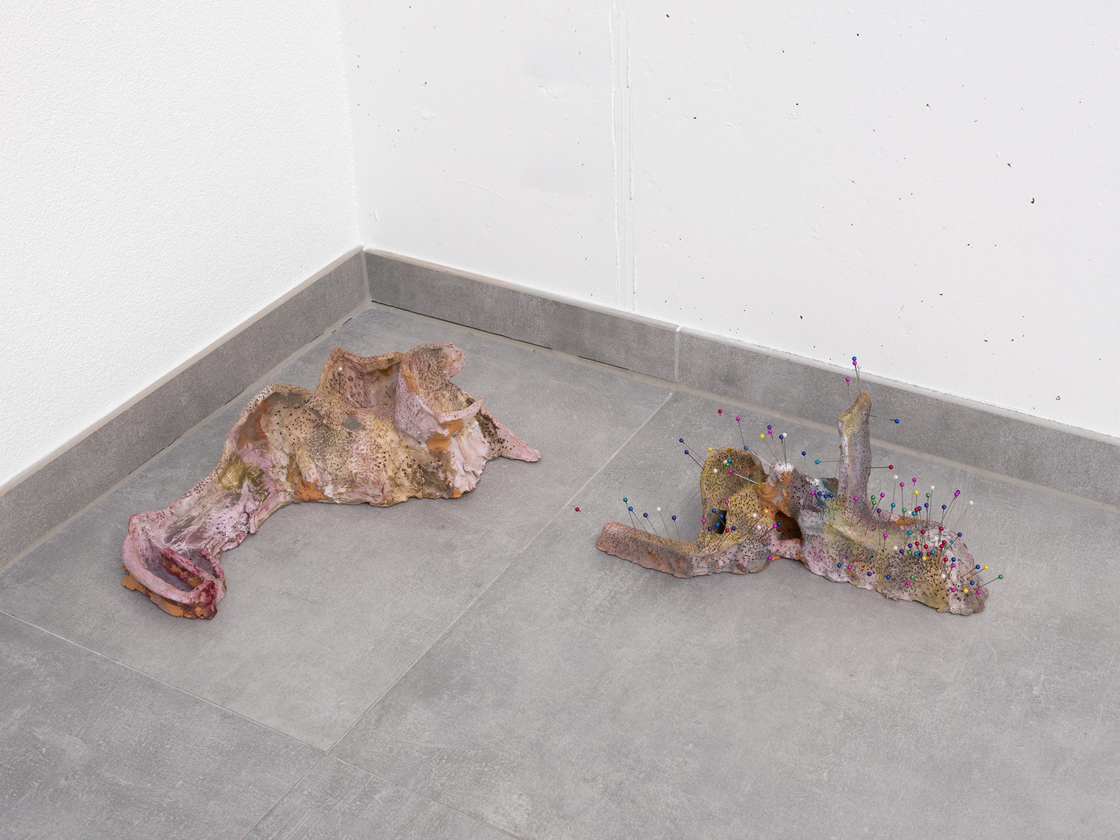 Exhibition View Group Show «Movie Buff; view on Valerio Nicolai, Portaspilli, 2021» at All Stars, Lausanne, 2021 / Photo: Julien Gremaud / Courtesy: the artist and All Stars