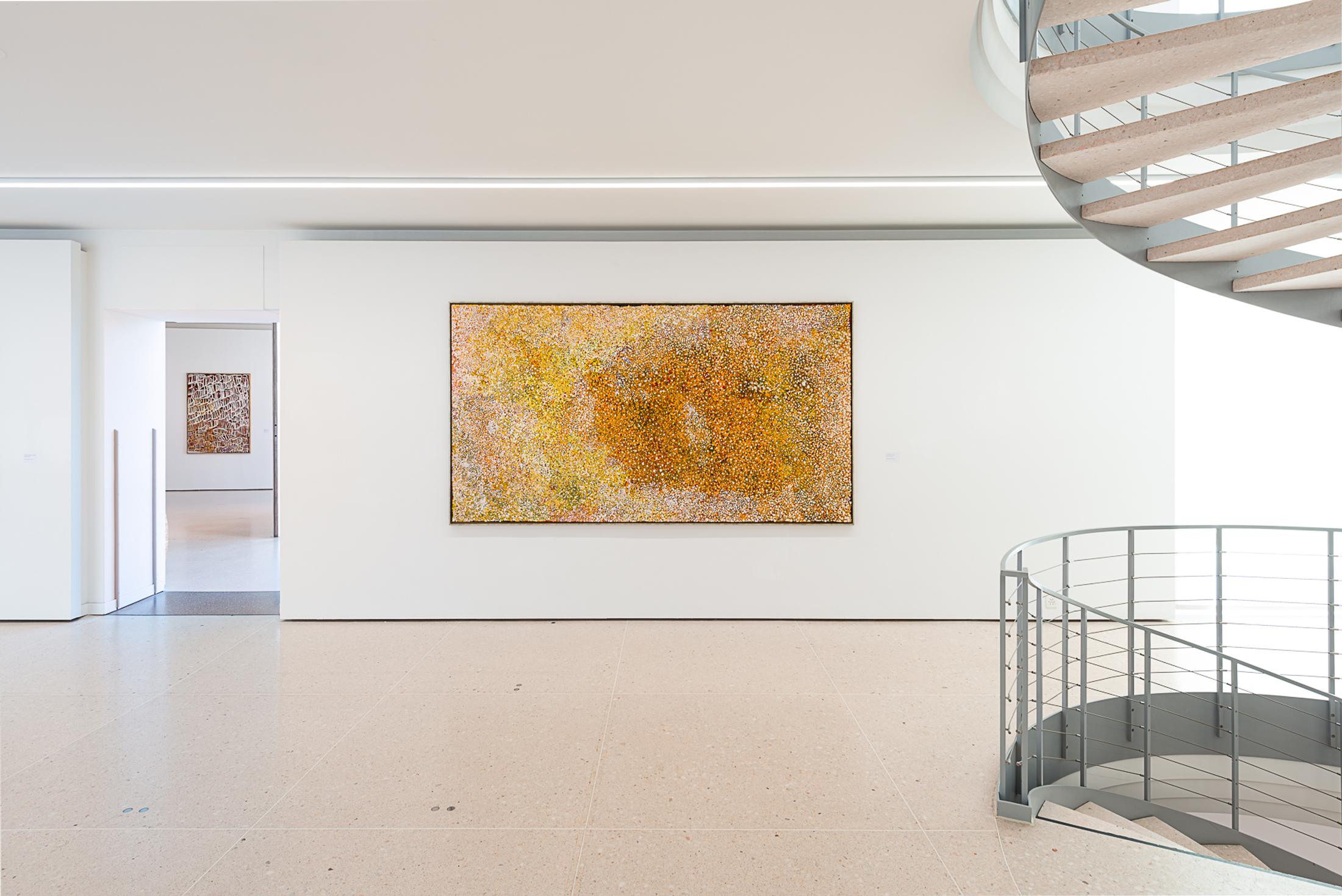 Exhibition View Groupshow «My Mothers Country; view on Polly Kngale, Summer Colour, 2006» at Kunsthaus Zug, Zug, 2019 / Photo: Jorit Aust / Courtesy: the artists, Collection Clement and Kunsthaus Zug
