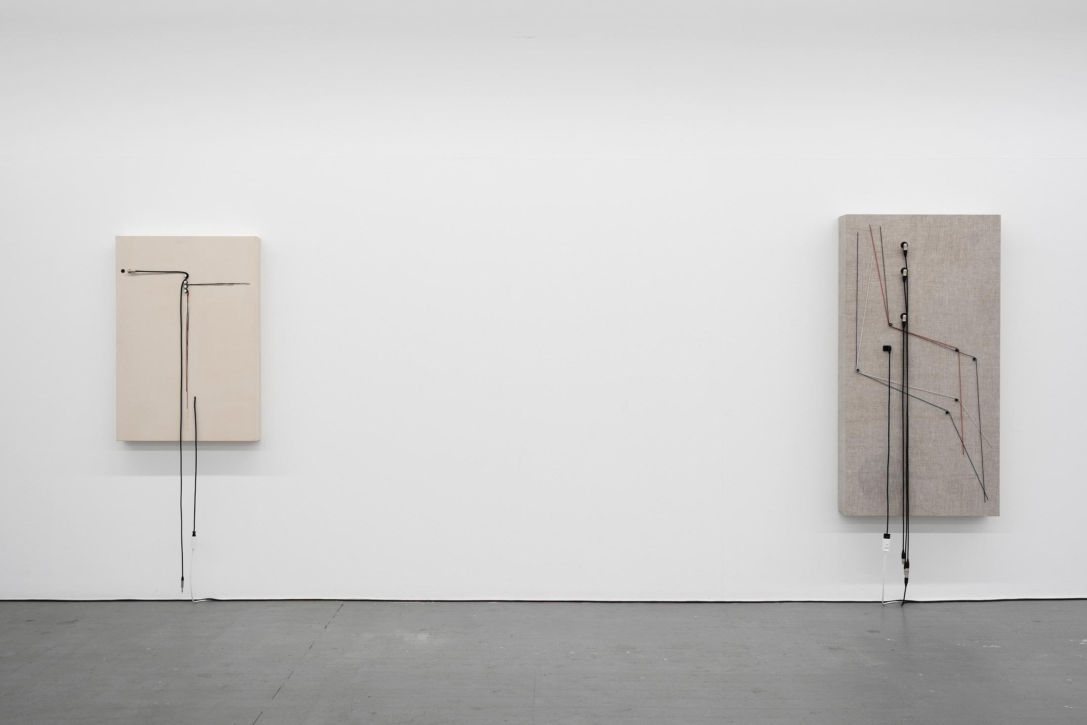 Exhibition View Naama Tsabar «Transitions #4 – view on Transition, 2015» at Kunsthaus Baselland 2018 / Photo: Serge Hasenböhler