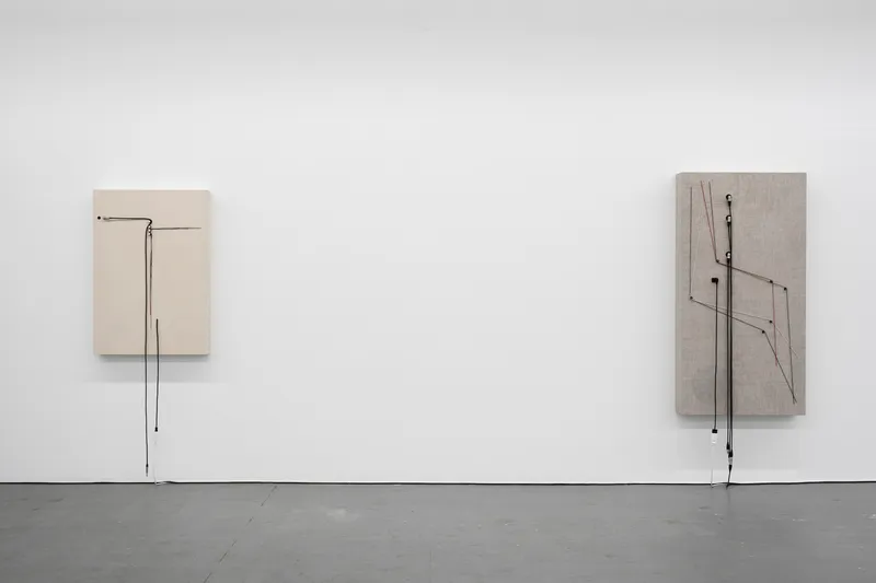 Exhibition View Naama Tsabar «Transitions #4 – view on Transition, 2015» at Kunsthaus Baselland 2018 / Photo: Serge Hasenböhler