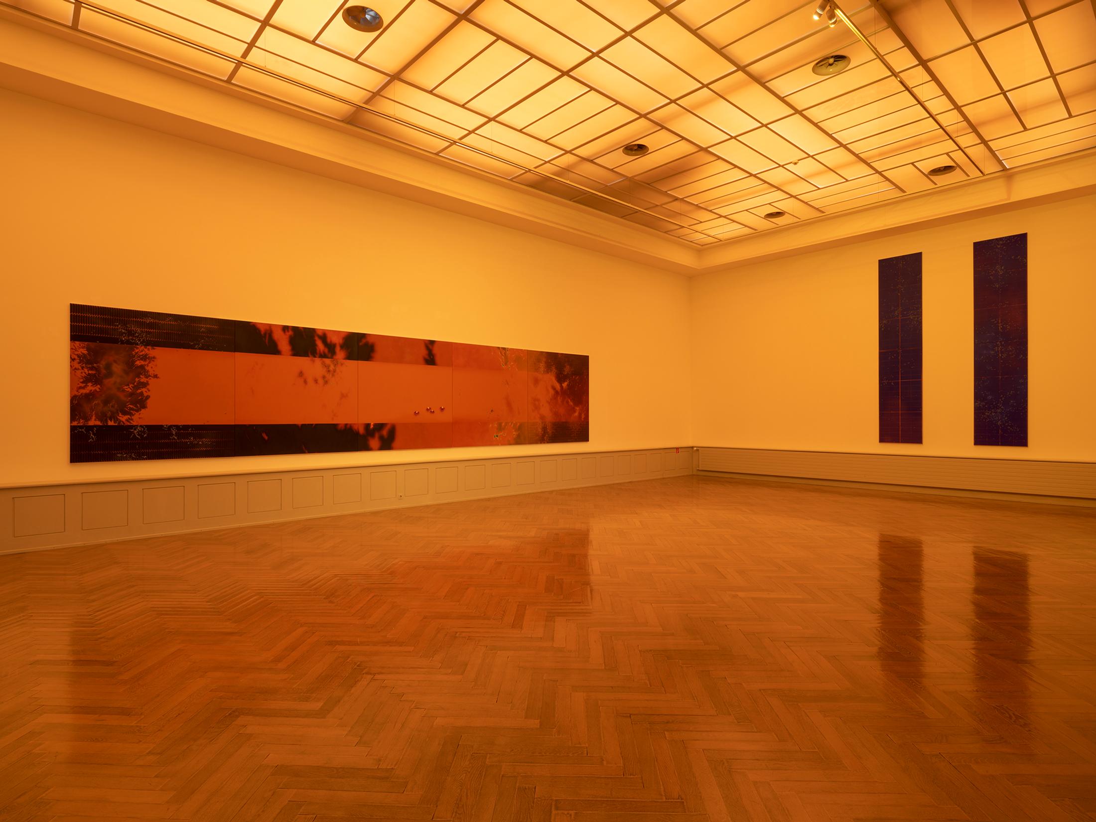 Exhibition View Natacha Donzé Solo Show «Festins» at MBAC, Musée des beaux-arts, La Chaux-de-Fonds, 2021 / Photo: Julien Gremaud / Courtesy: the artist and MBAC