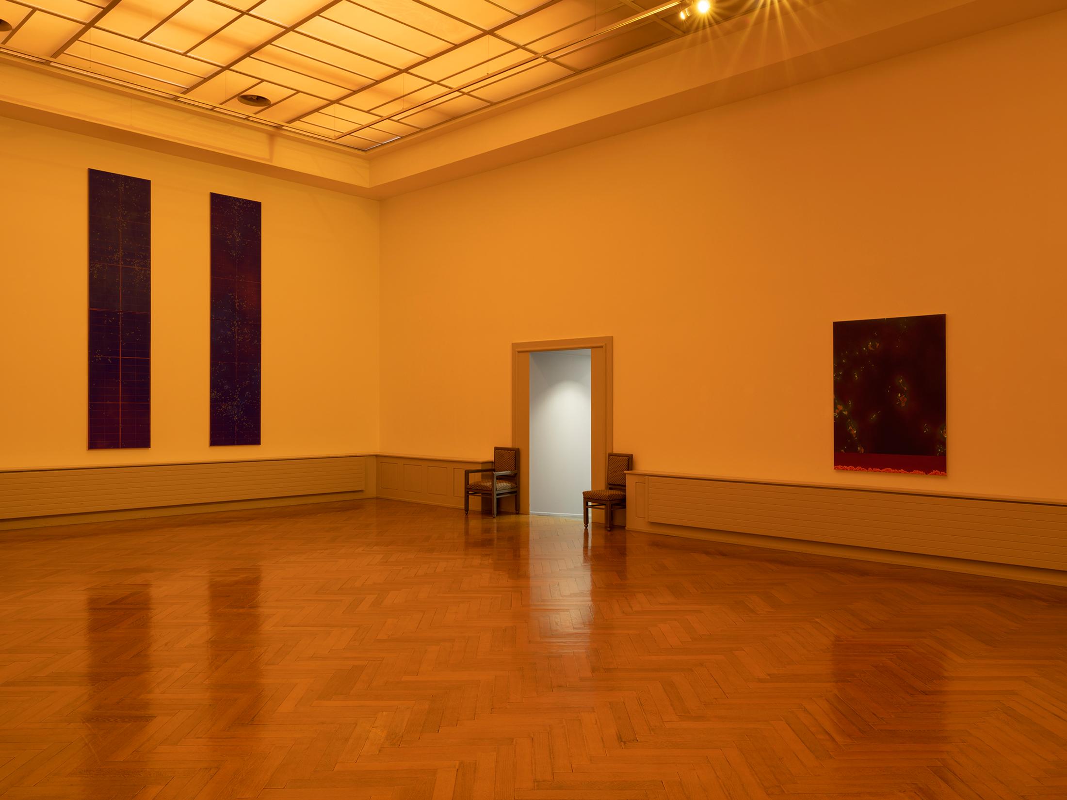 Exhibition View Natacha Donzé Solo Show «Festins» at MBAC, Musée des beaux-arts, La Chaux-de-Fonds, 2021 / Photo: Julien Gremaud / Courtesy: the artist and MBAC