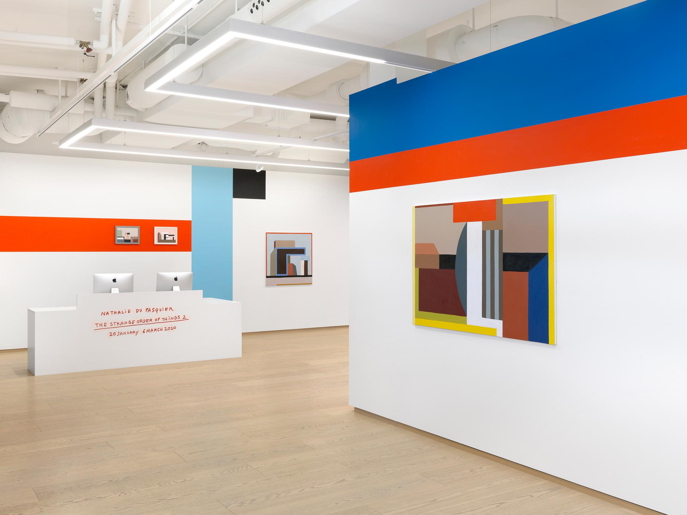 Exhibition View Nathalie Du Pasquier Soloshow «the strange order of things 2» at Pace Gallery, Geneva, 2020 / Photo: Annik Wetter / Courtesy: the artist and Pace Gallery