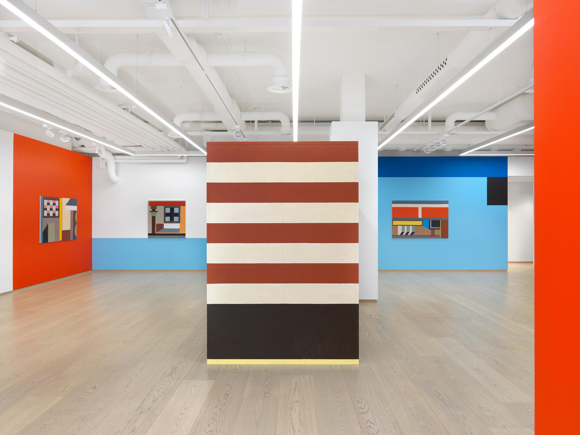 Exhibition View Nathalie Du Pasquier Soloshow «the strange order of things 2» at Pace Gallery, Geneva, 2020 / Photo: Annik Wetter / Courtesy: the artist and Pace Gallery