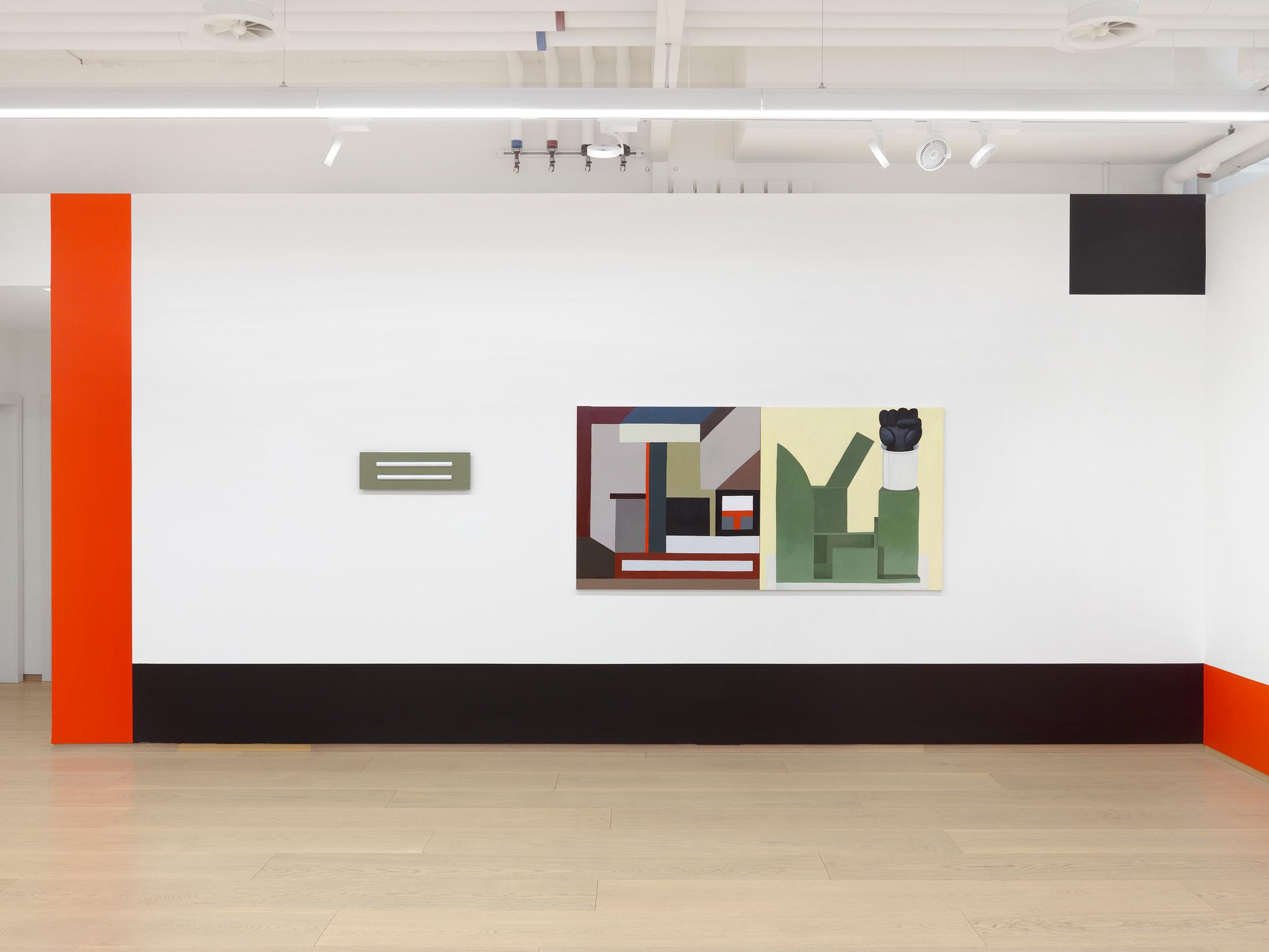 Exhibition View Nathalie Du Pasquier Soloshow «the strange order of things 2» at Pace Gallery, Geneva, 2020 / Photo: Annik Wetter / Courtesy: the artist and Pace Gallery