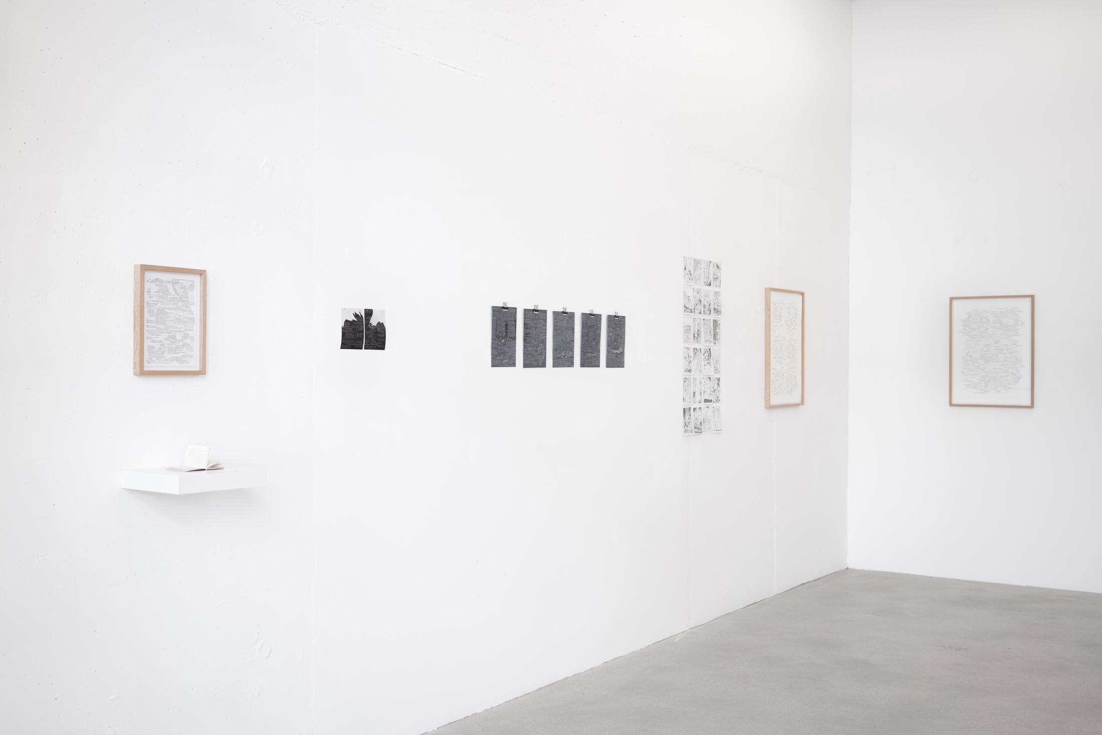Exhibition View Nathalie Perrin Soloshow «The fragility of warm-blooded creatures» at Galerie Heinzer Reszler, Lausanne, 2019 / Courtesy: the artist and Heinzer Reszler