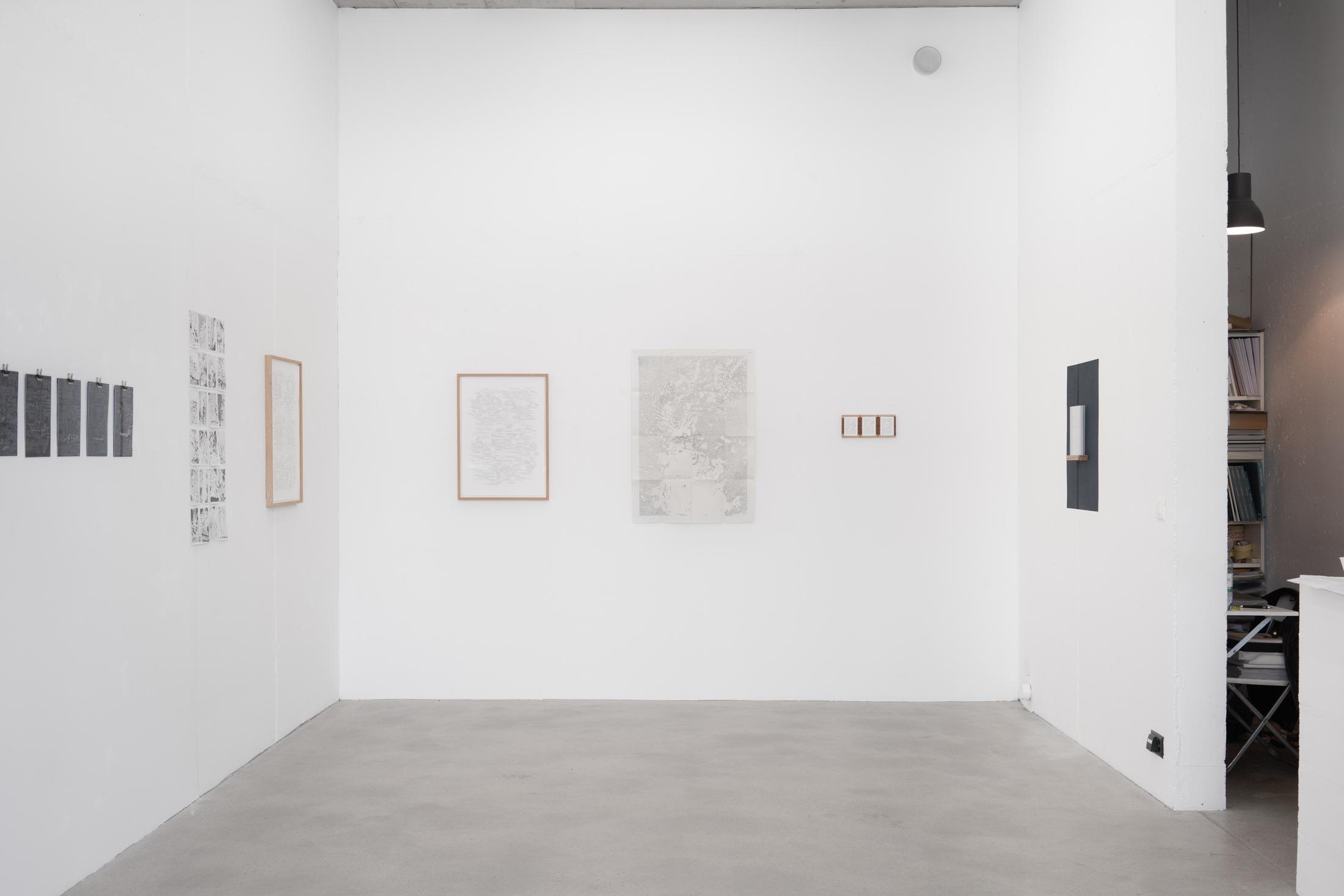 Exhibition View Nathalie Perrin Soloshow «The fragility of warm-blooded creatures» at Galerie Heinzer Reszler, Lausanne, 2019 / Courtesy: the artist and Heinzer Reszler